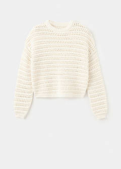 Long-sleeved crochet sweater — Off White 5