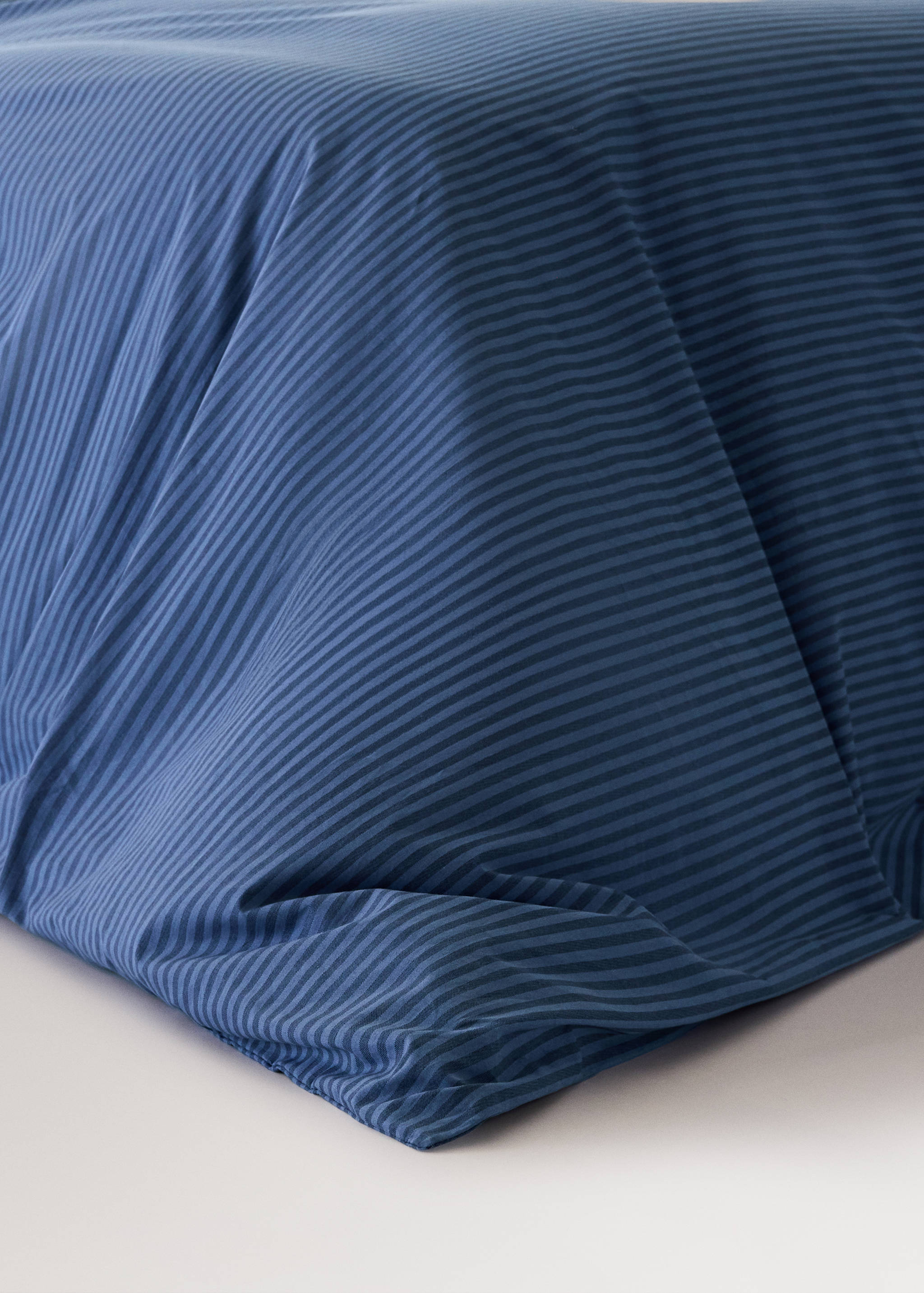 Percale cotton duvet cover 200 thread count fine kodak stripe print Bed 180/200 - Details of the article 7