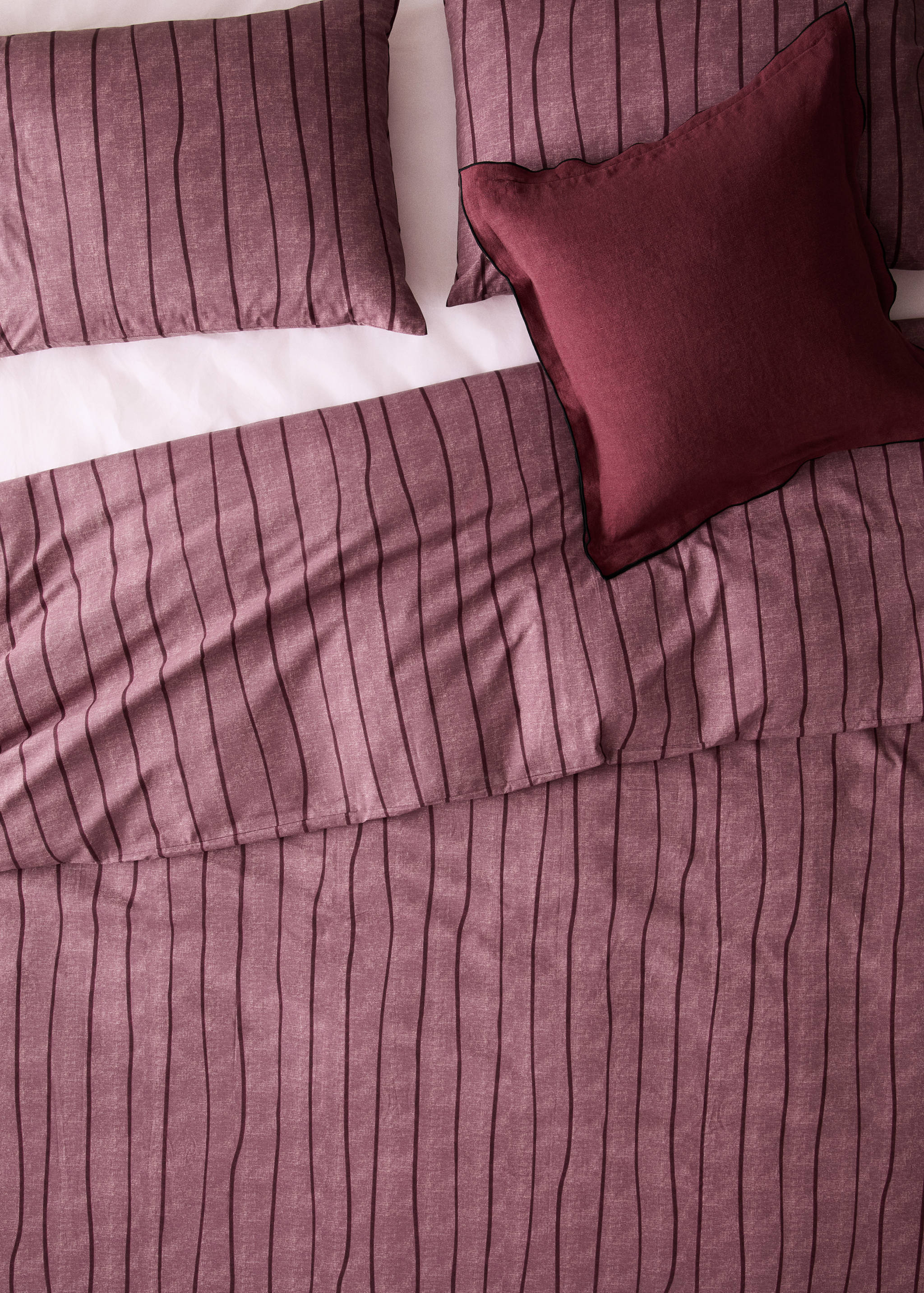 Funda nórdica 100% algodón rayas Cama 135/140cm - Detalle del artículo 7