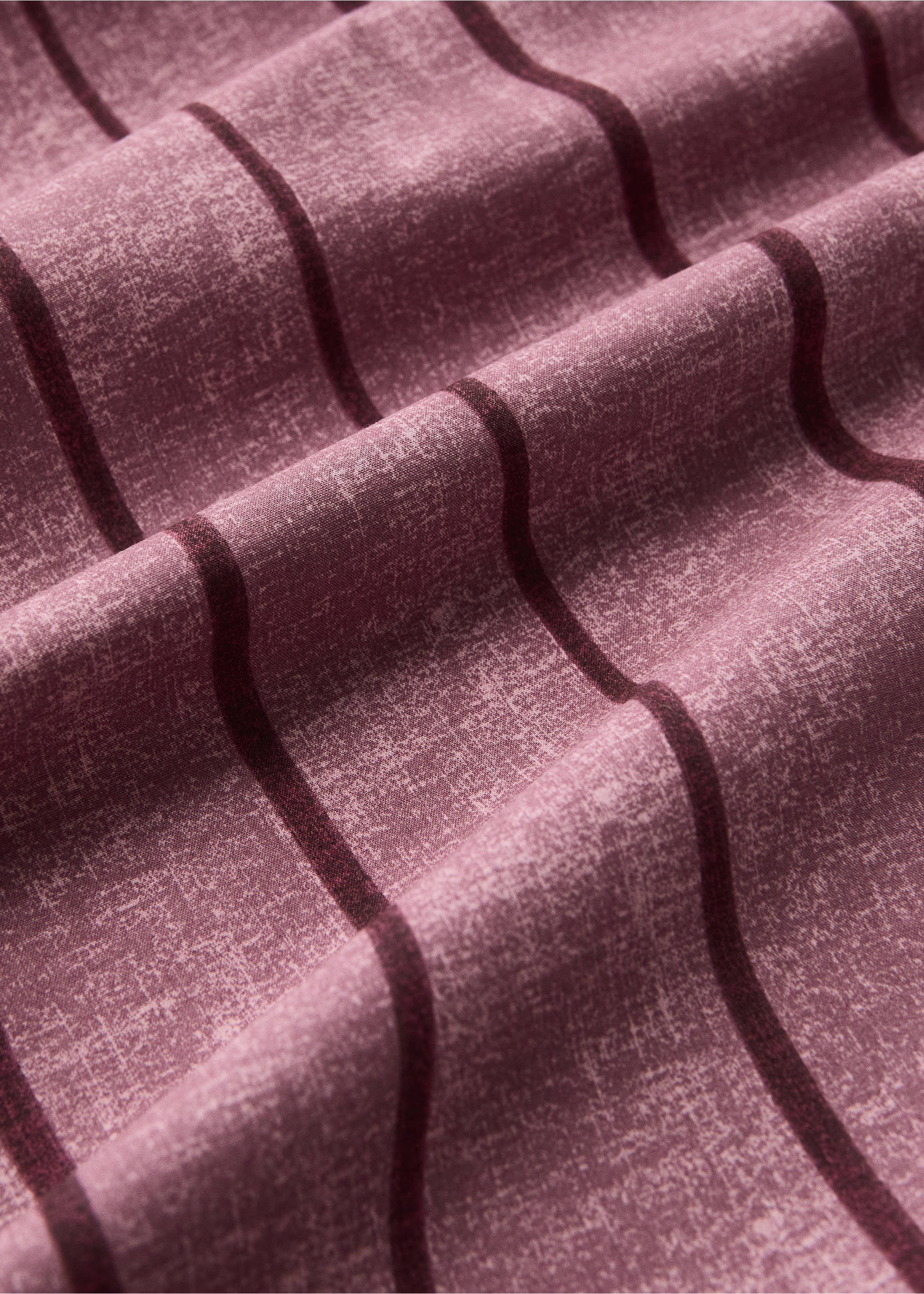 Funda nórdica 100% algodón rayas Cama 135/140cm - Detalle del artículo 1, Rosa palo. Ref: 37014104-00.