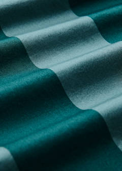 Wide-striped watercolour duvet cover for a 90 cm bed — Petrol Blue 2
