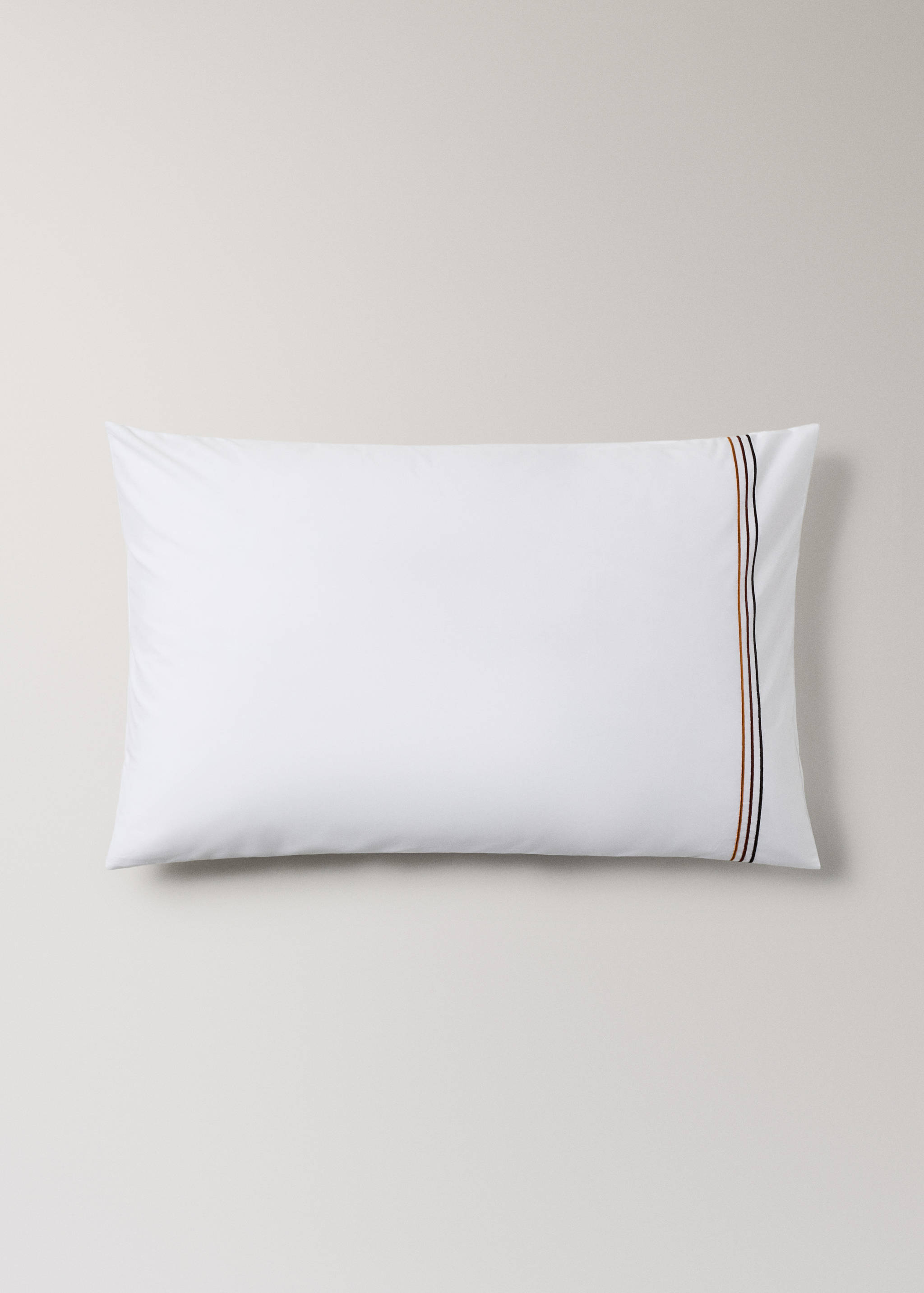 100% cotton embroidered pillowcase 50x75 - Article without model