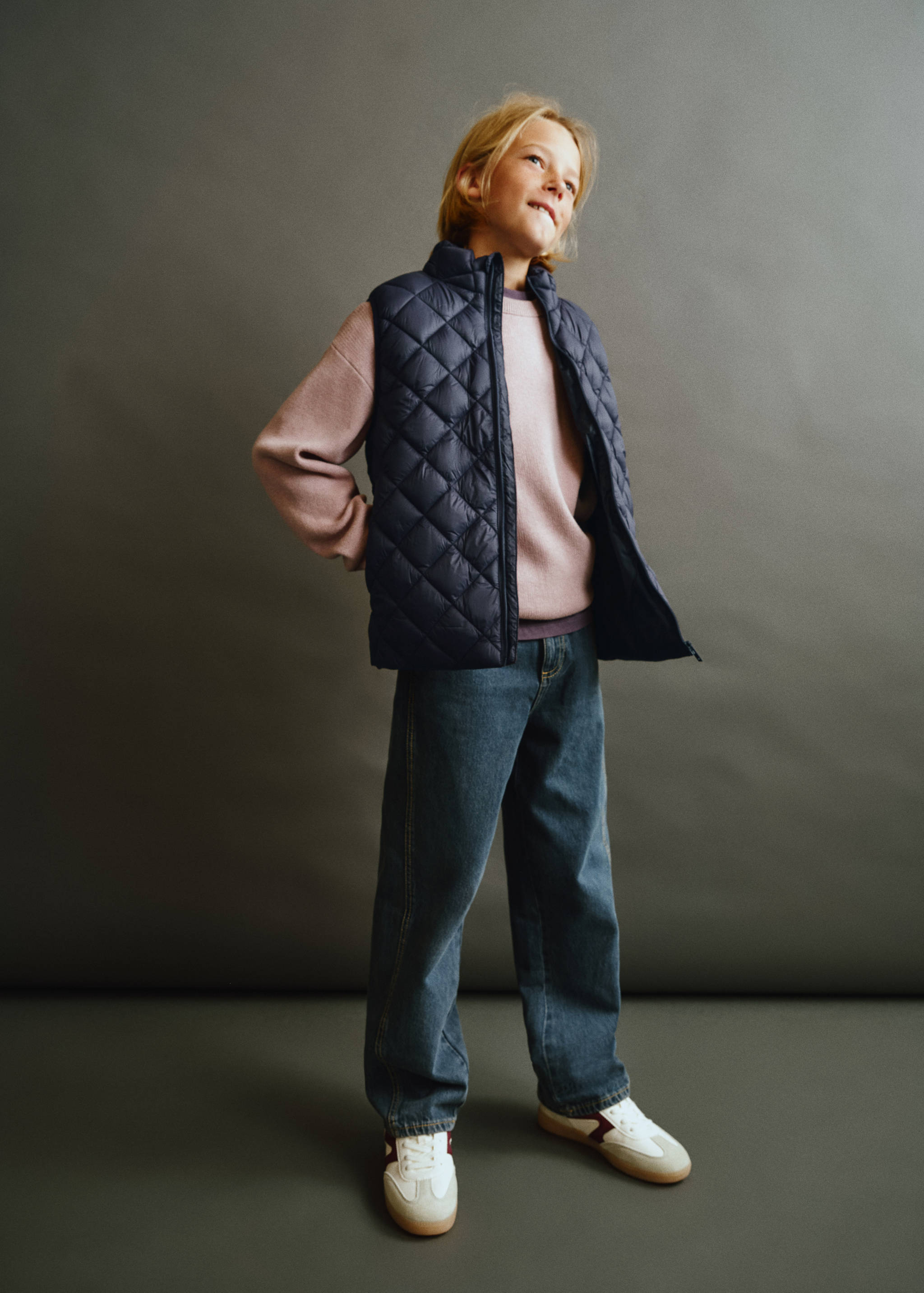 Diamond quilted waistcoat - General plane