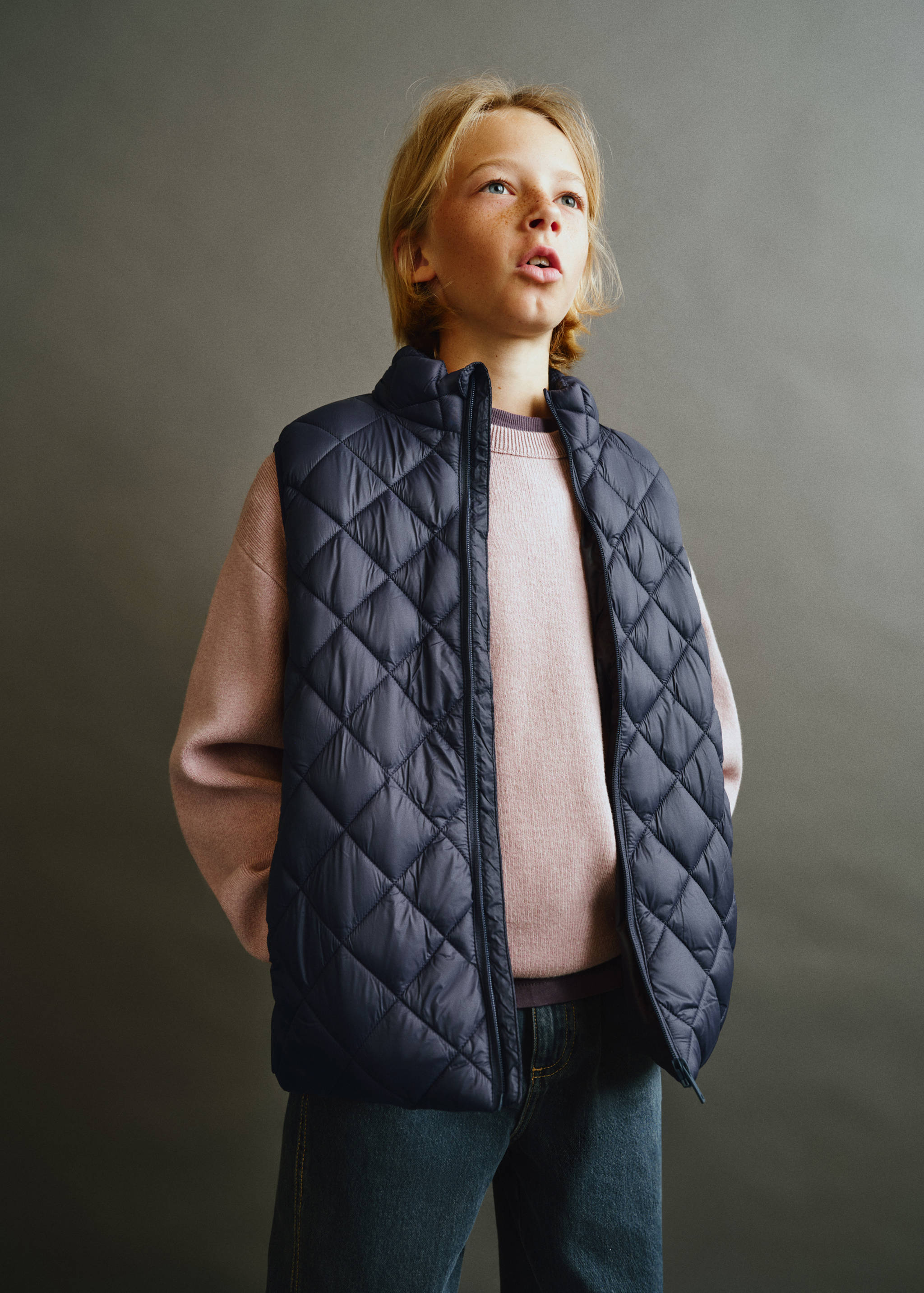 Diamond quilted waistcoat - Medium plane