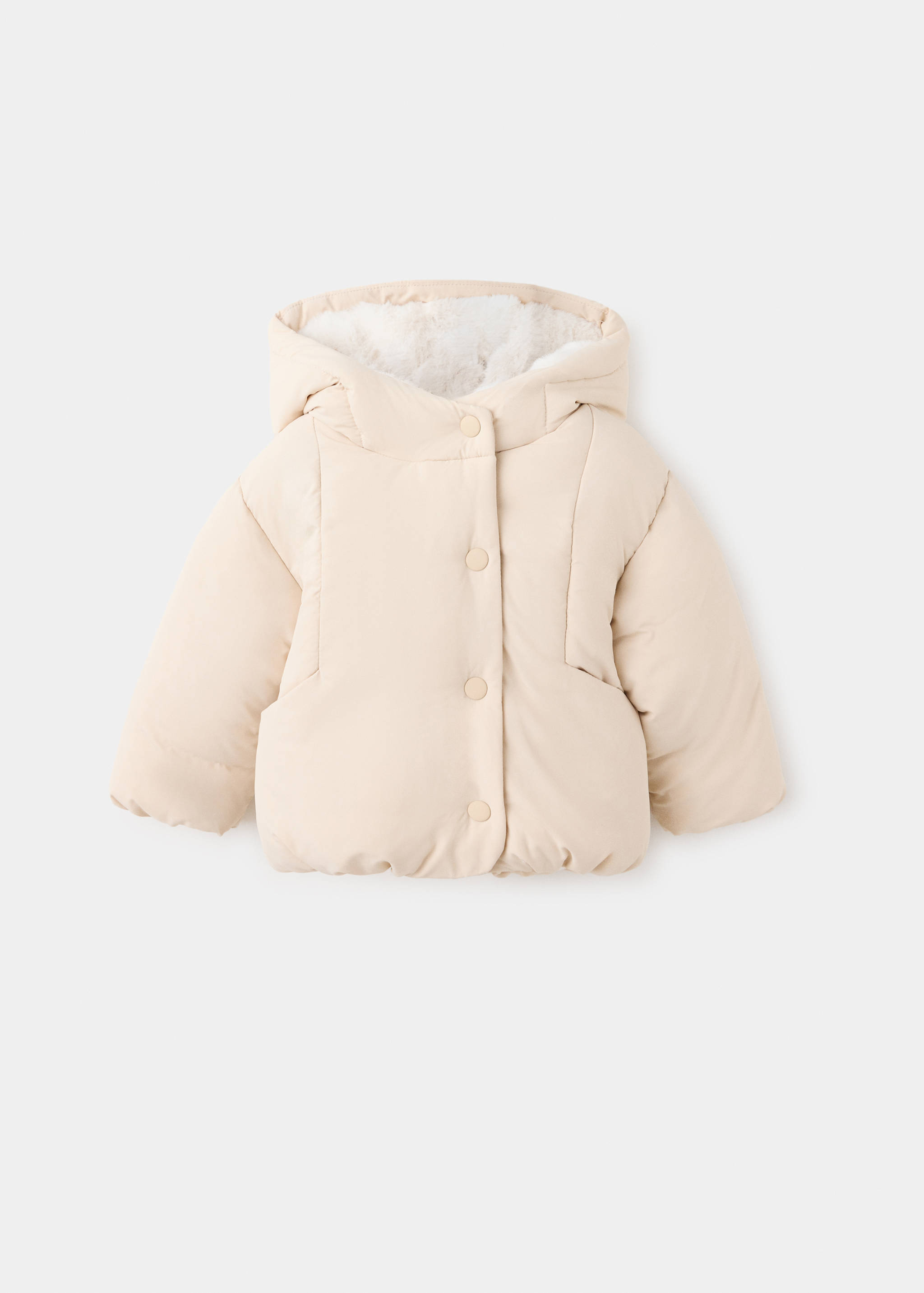 Hood puffer coat - Article without model