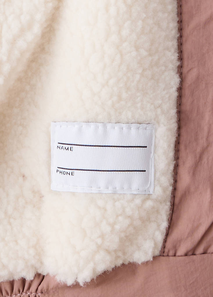 Hood puffer coat — Pink
