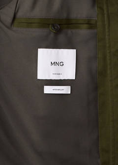 Water-repellent cotton-blend jacket — Khaki 8