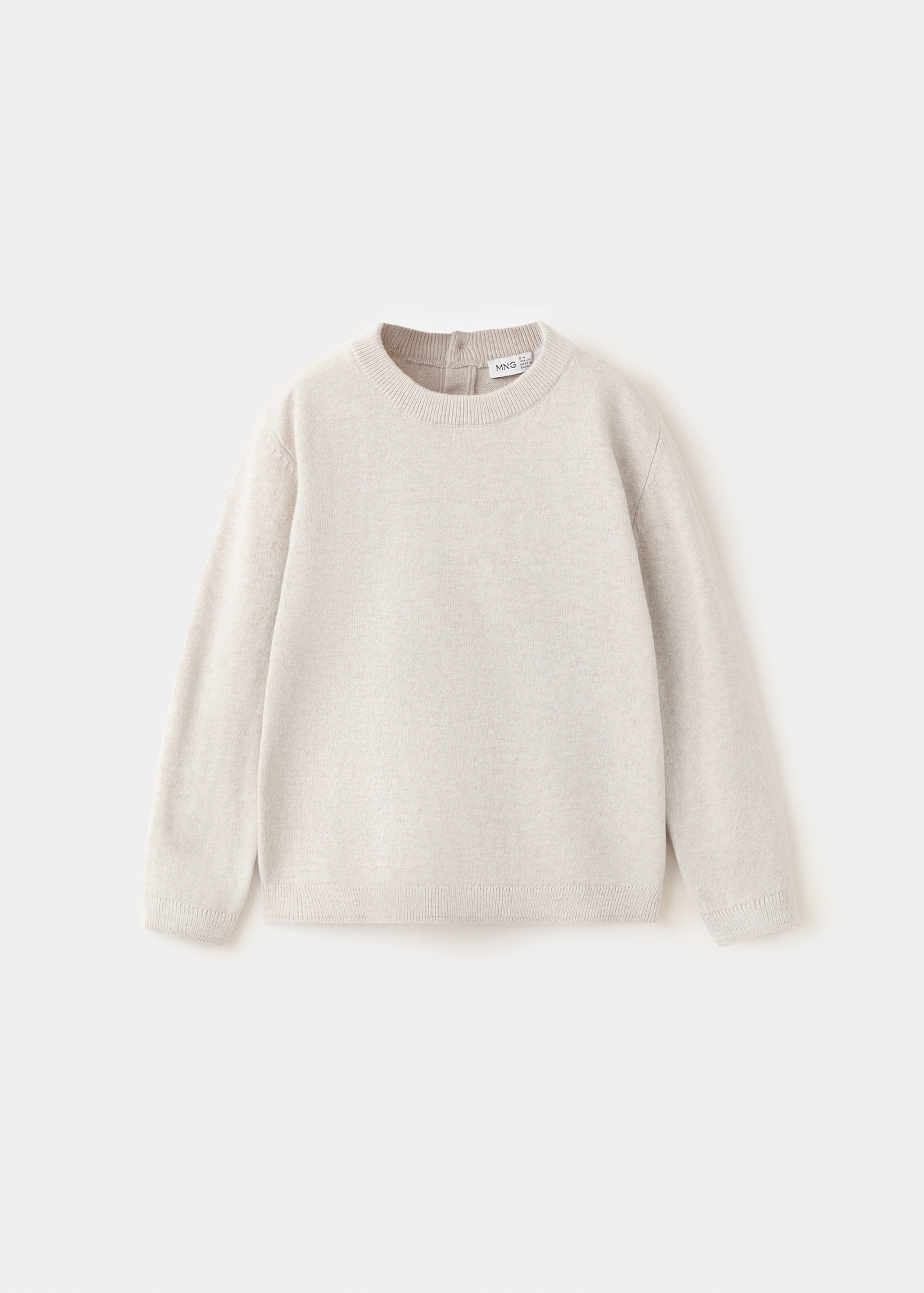 Medium-knit cotton sweater - Article without model