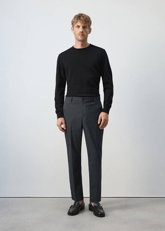 Spodnie Bologna cropped slim fit