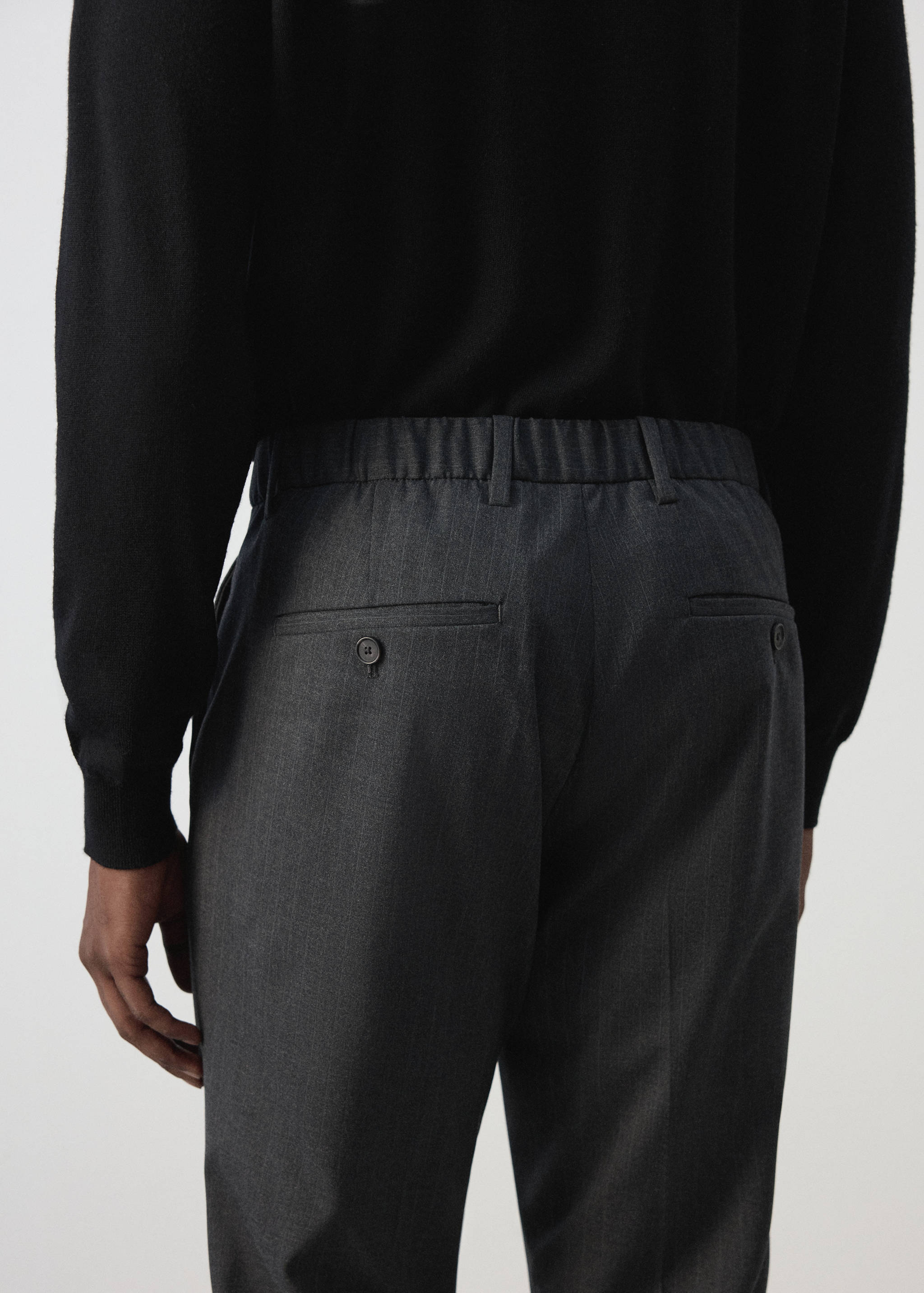 Bologna cropped slim-fit trousers - Details of the article 4