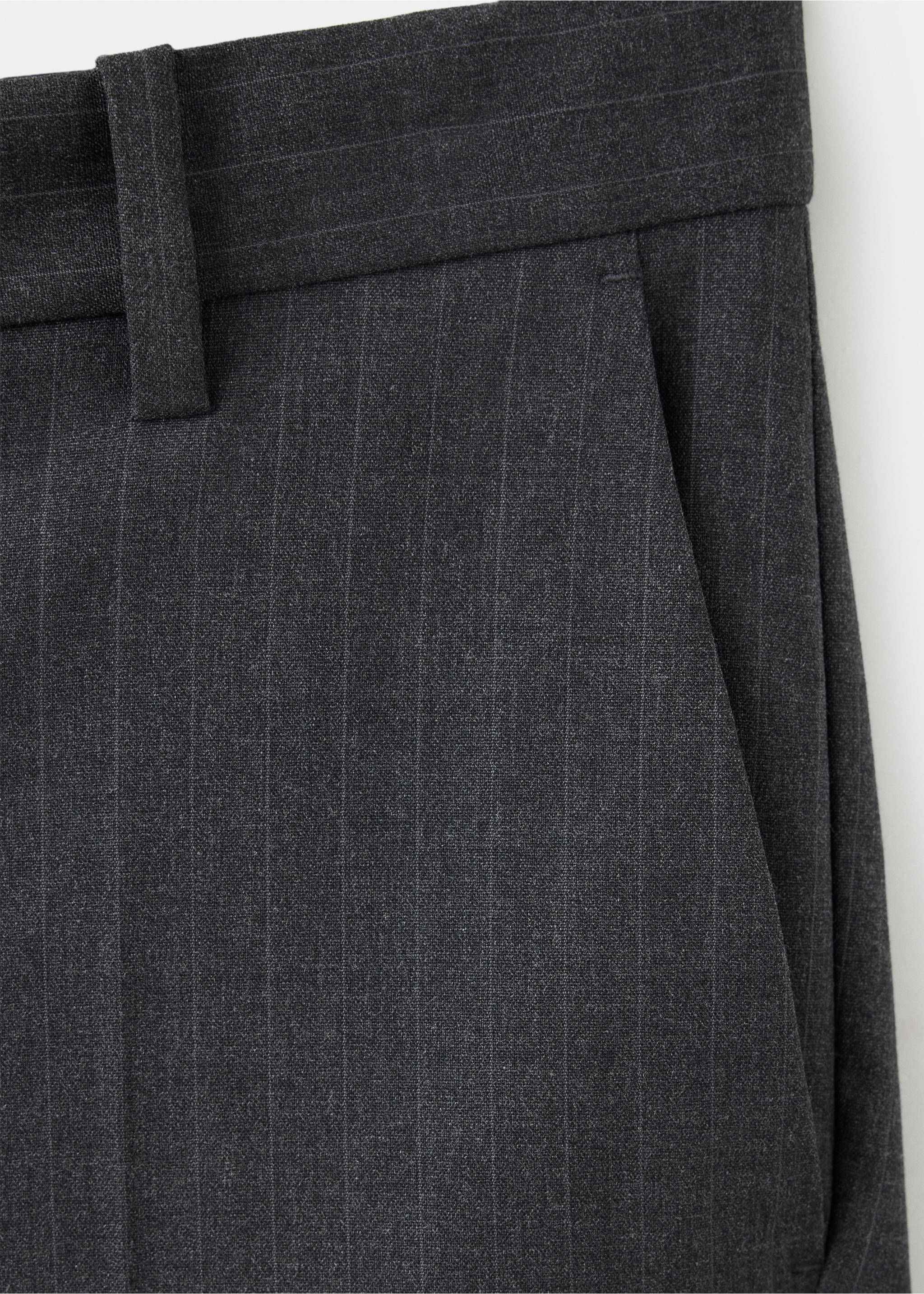 Pantalón Bologna cropped slim fit - Detalle del artículo 8, Gris oscuro vigoré. Ref: 37014409-00.