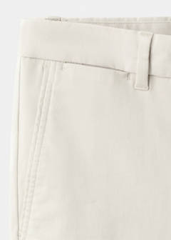 Barna slim-fit twill chino trousers — Ecru 8