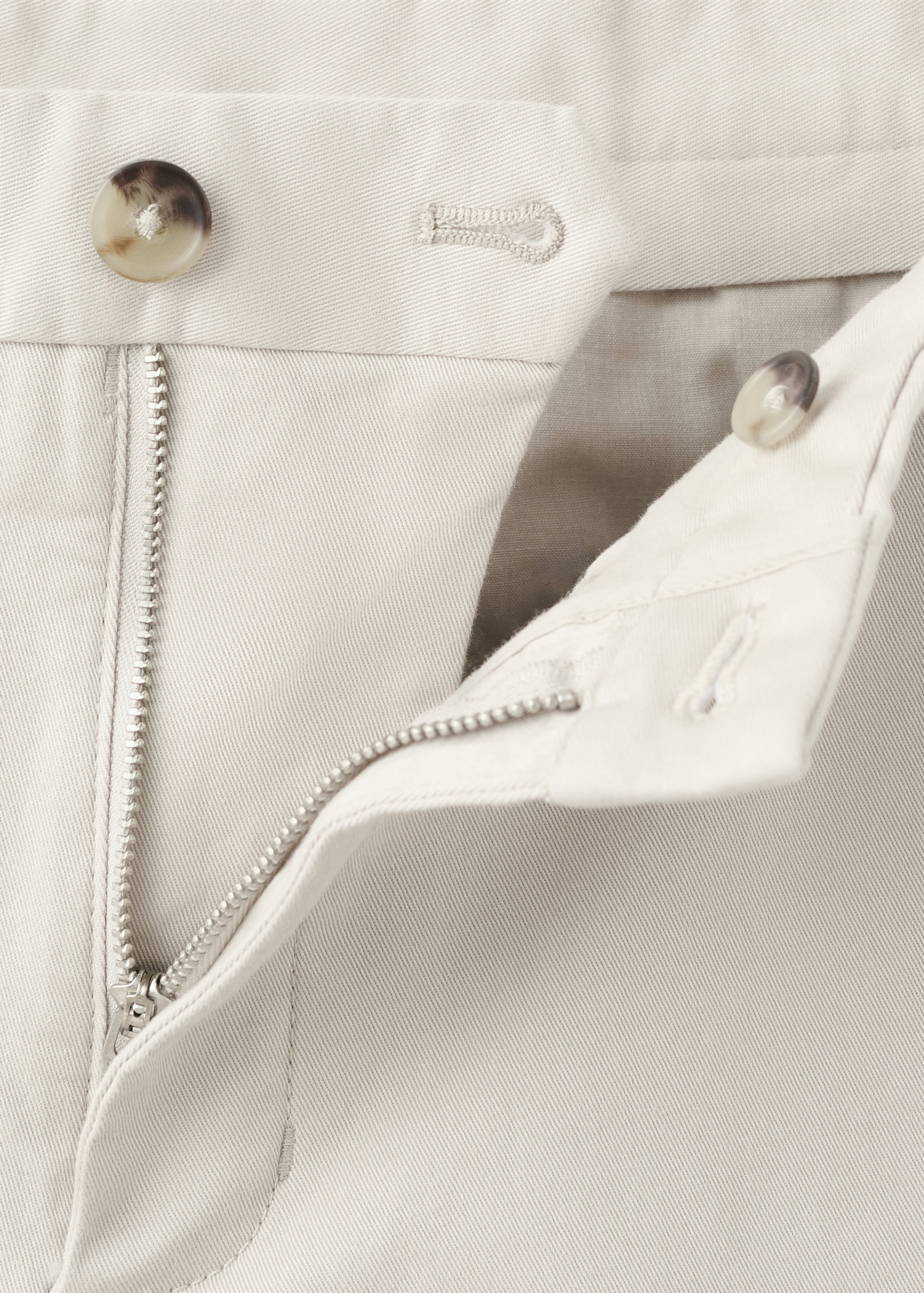 Pantalon Barna super slim-fit chino en sergé - Détail de l'article 0