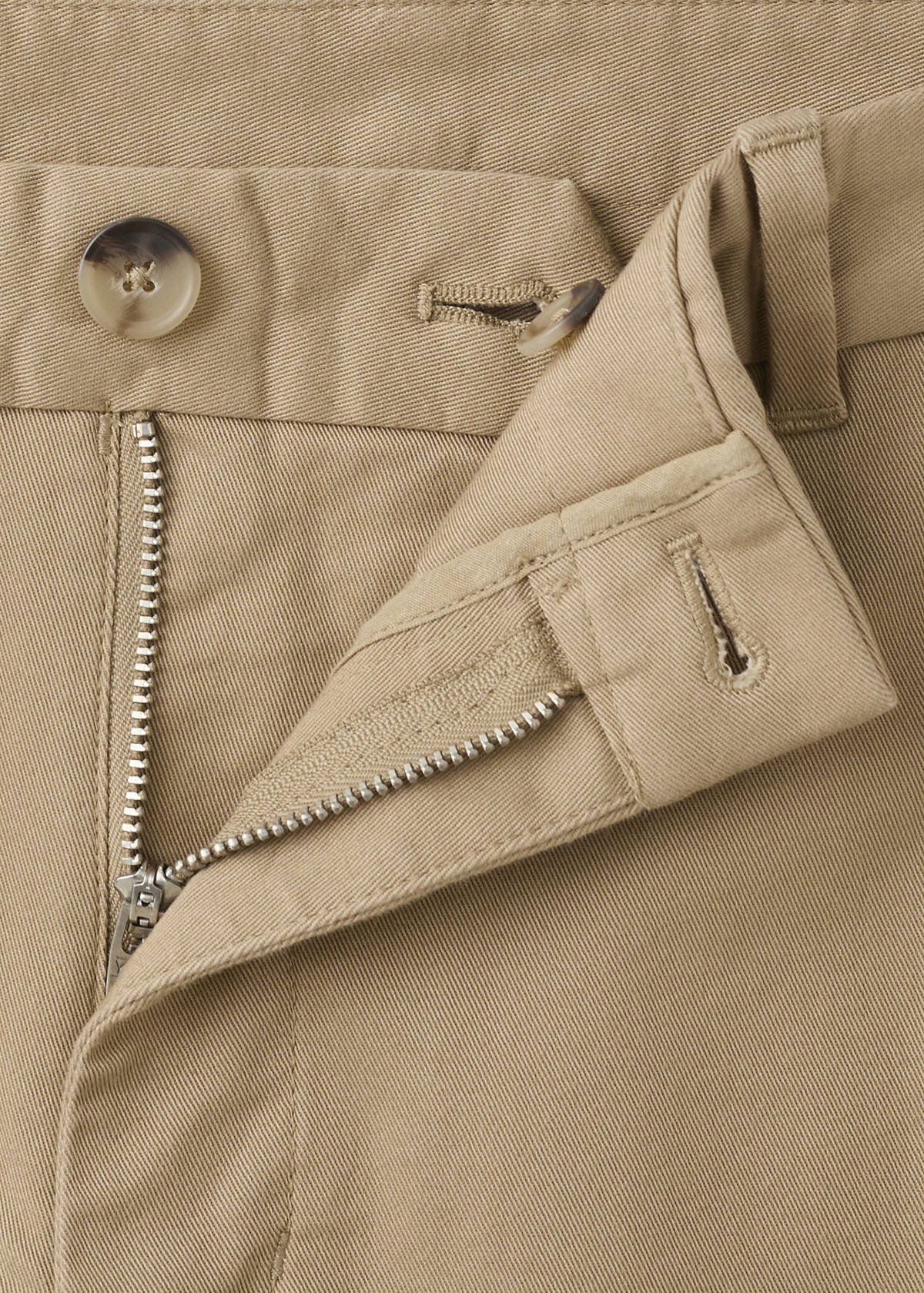Barna slim-fit twill chino trousers — Beige