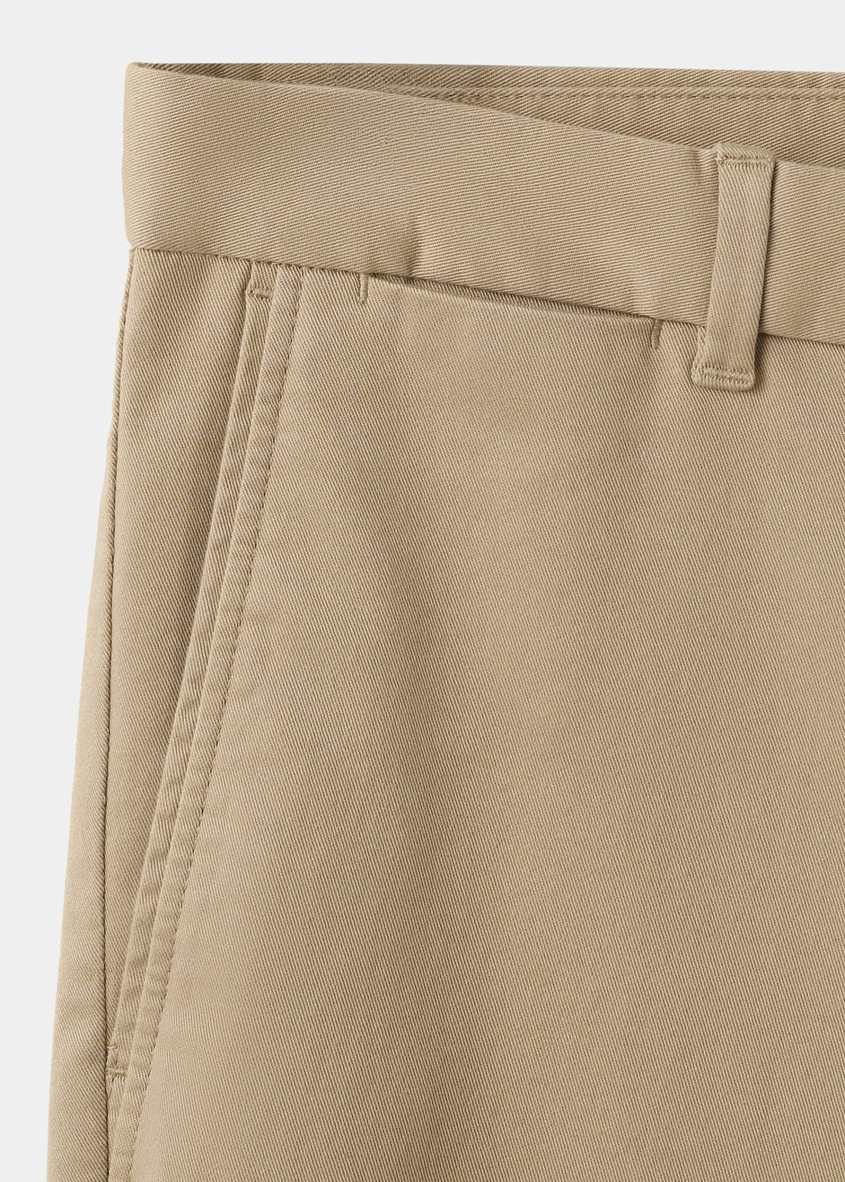 Barna slim-fit twill chino trousers — Beige