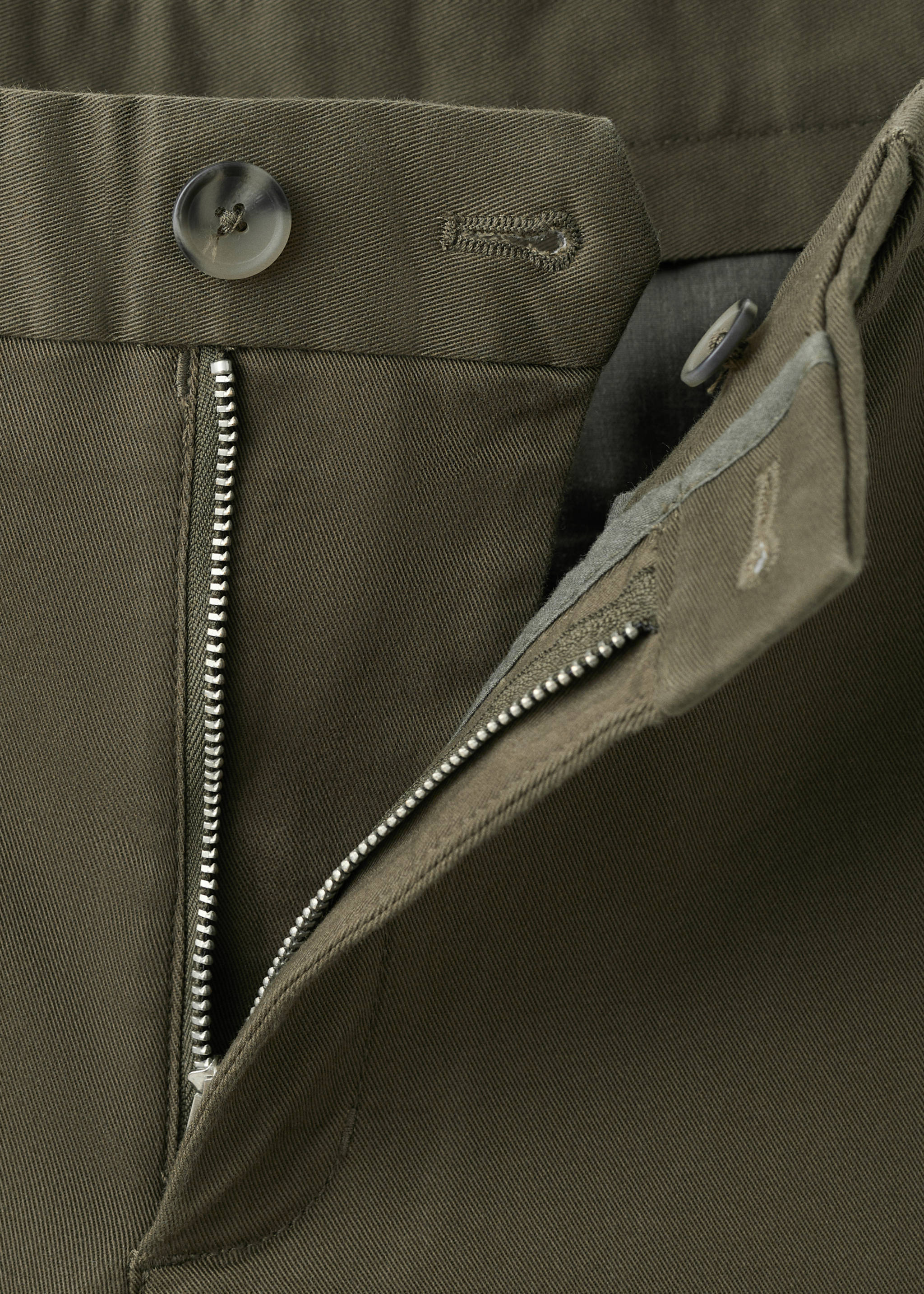Pantalon Barna super slim-fit chino en sergé - Détail de l'article 0