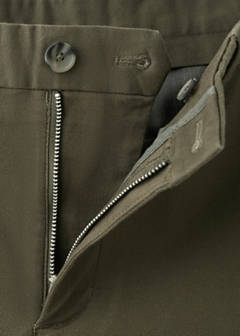 Barna slim-fit twill chino trousers — Khaki 9