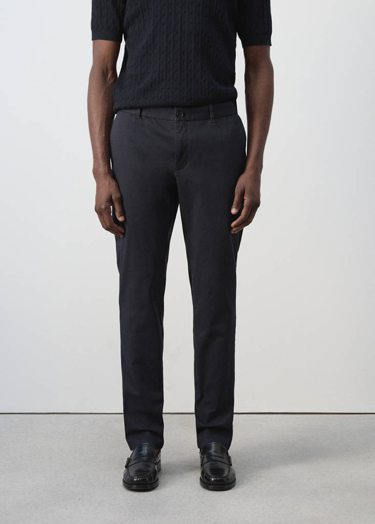 Barna slim-fit twill chino trousers - thumbnail 9