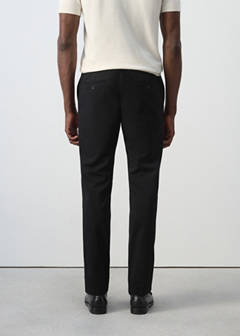 Barna slim-fit twill chino trousers — Black 3