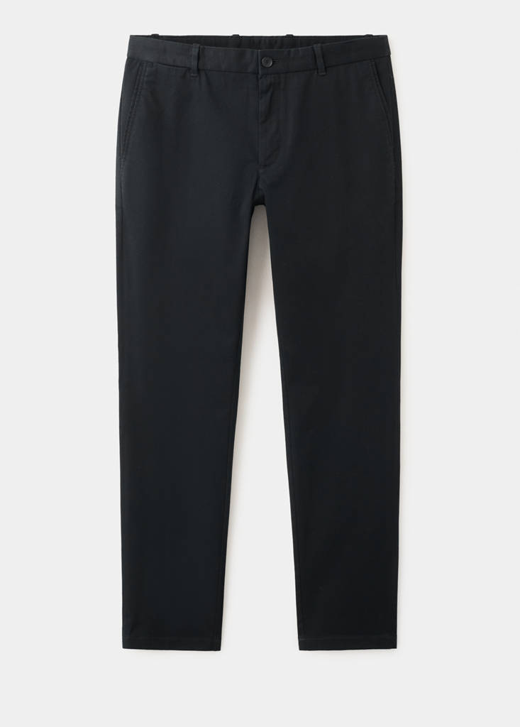 Barna slim-fit twill chino trousers - thumbnail 4