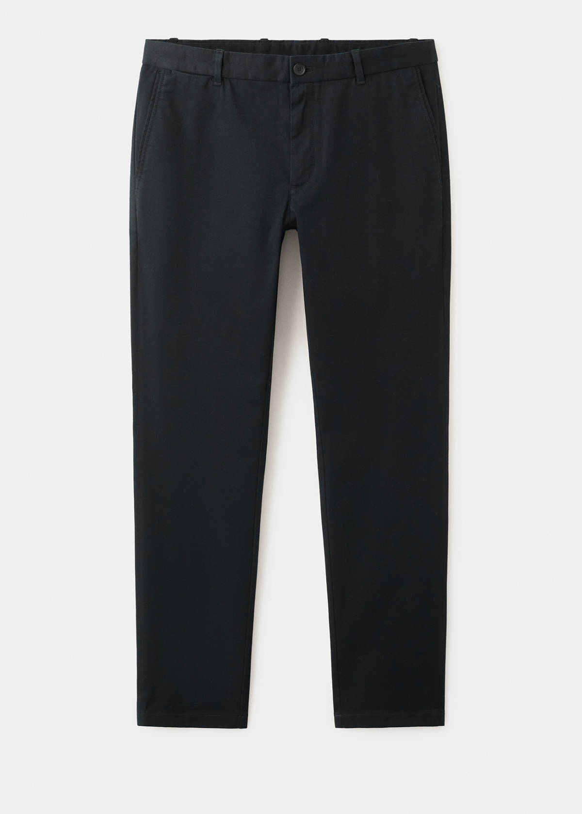 Barna slim-fit twill chino trousers — Black