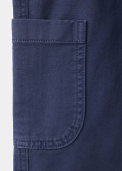 Regular fit cotton cargo trousers — Navy 8