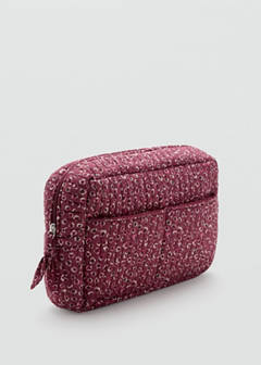 Quilted printed toiletry bag — Pink 2