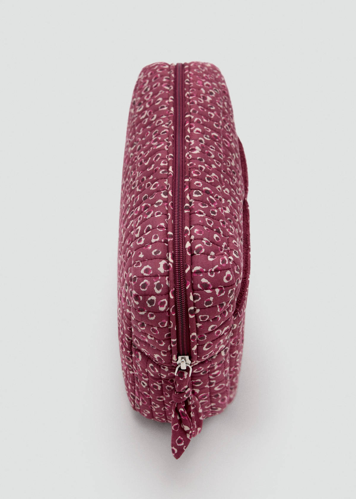 Quilted printed toiletry bag — Pink