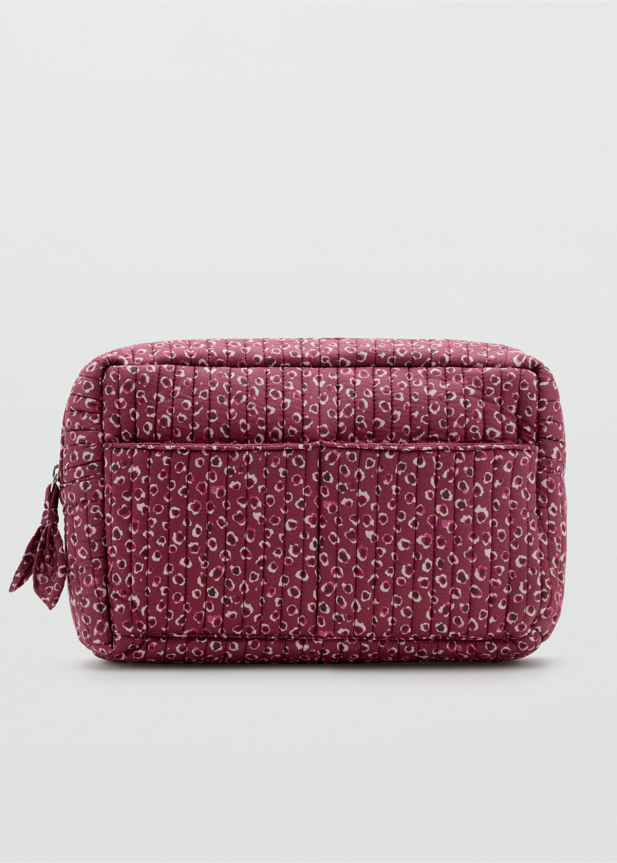 Quilted printed toiletry bag - Article without model, Pink. Ref: 37014415-00.