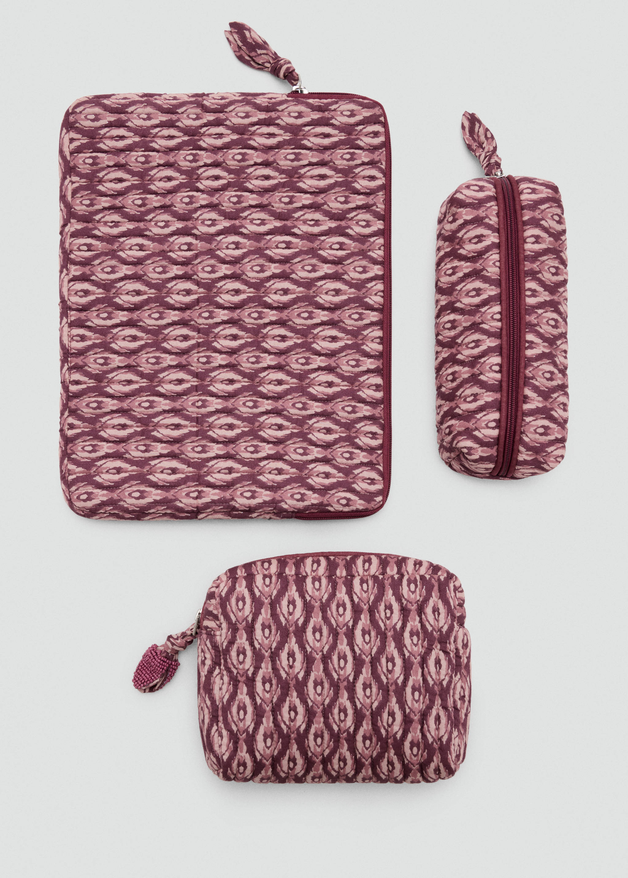 Printed cotton toiletry bag - Details of the article 2