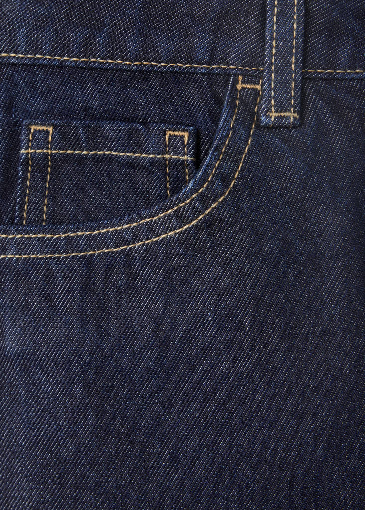 Straight fit cotton jeans — Open Blue
