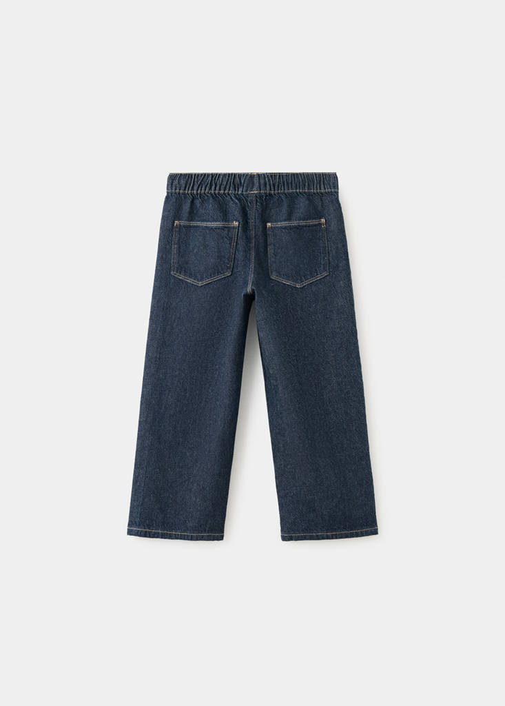Straight jeans with drawstring — Open Blue