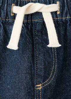 Straight jeans with drawstring — Open Blue 4