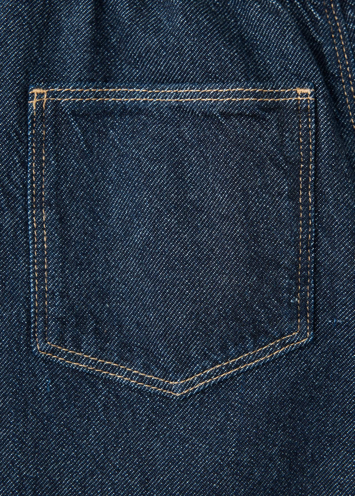 Straight jeans with drawstring — Open Blue
