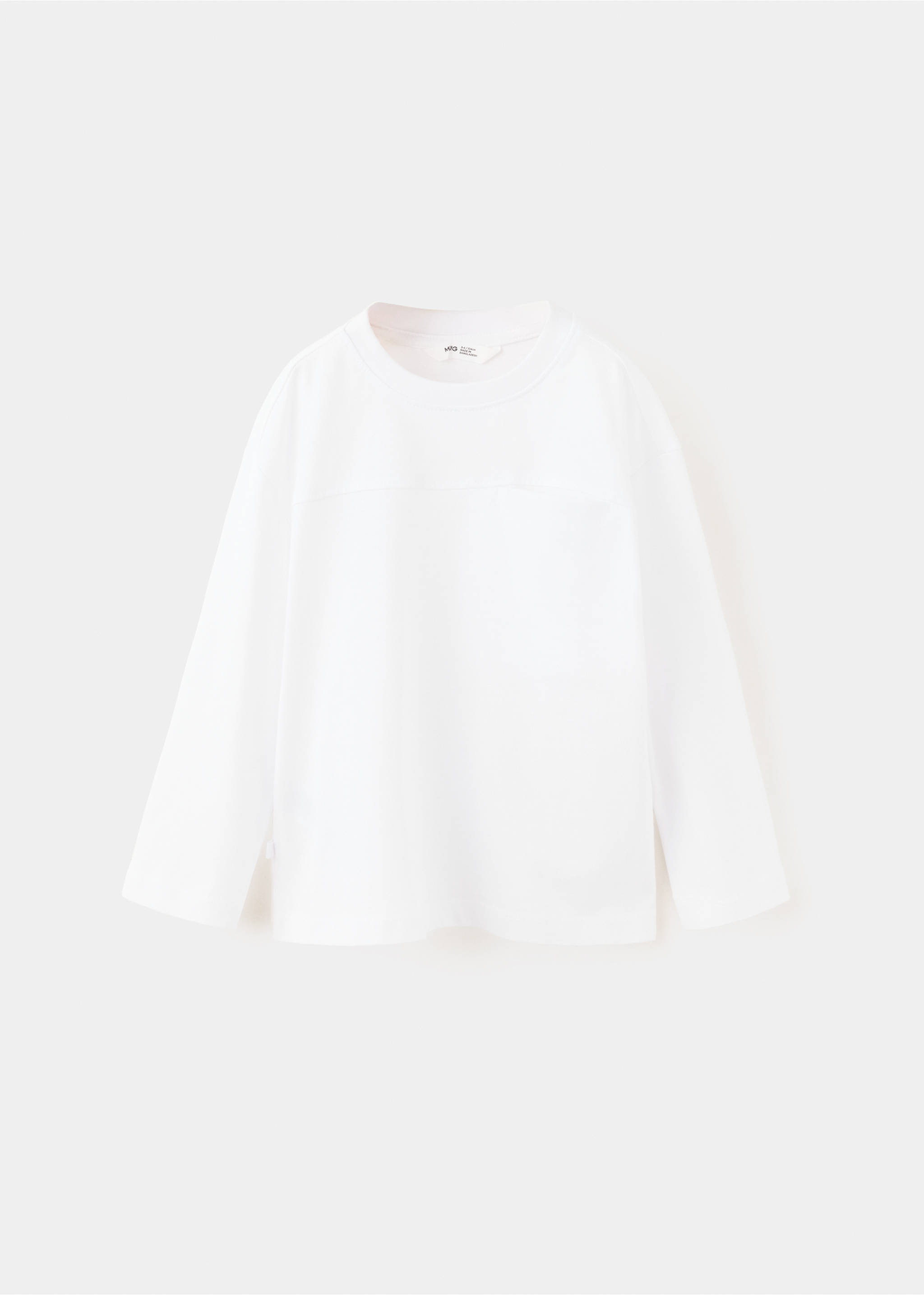 Pocket cotton T-shirt - Article without model, White. Ref: 37014423-00.