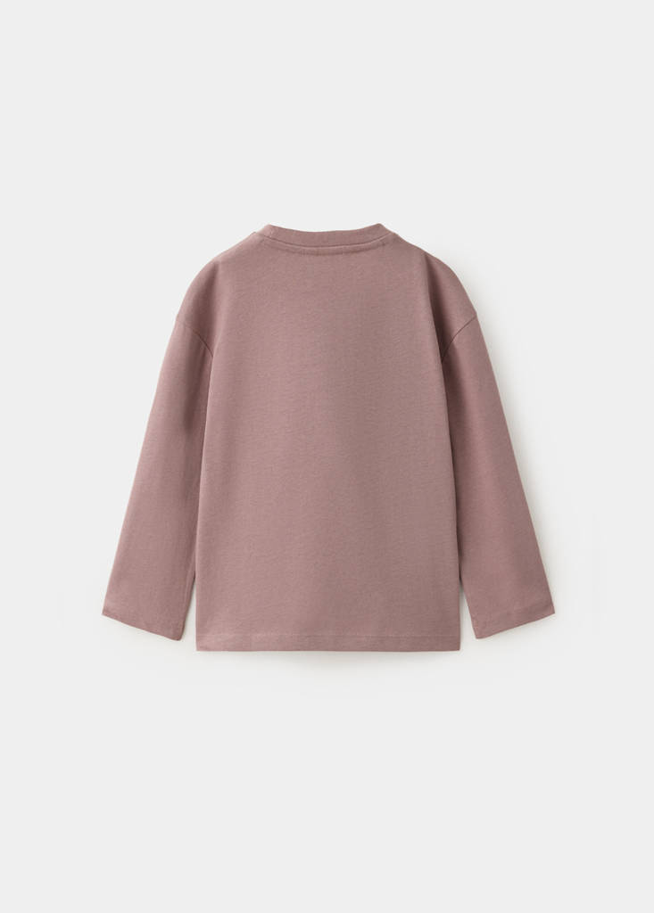 Pocket cotton T-shirt — Pale Pink