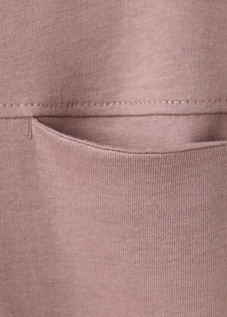 Pocket cotton T-shirt — Pale Pink