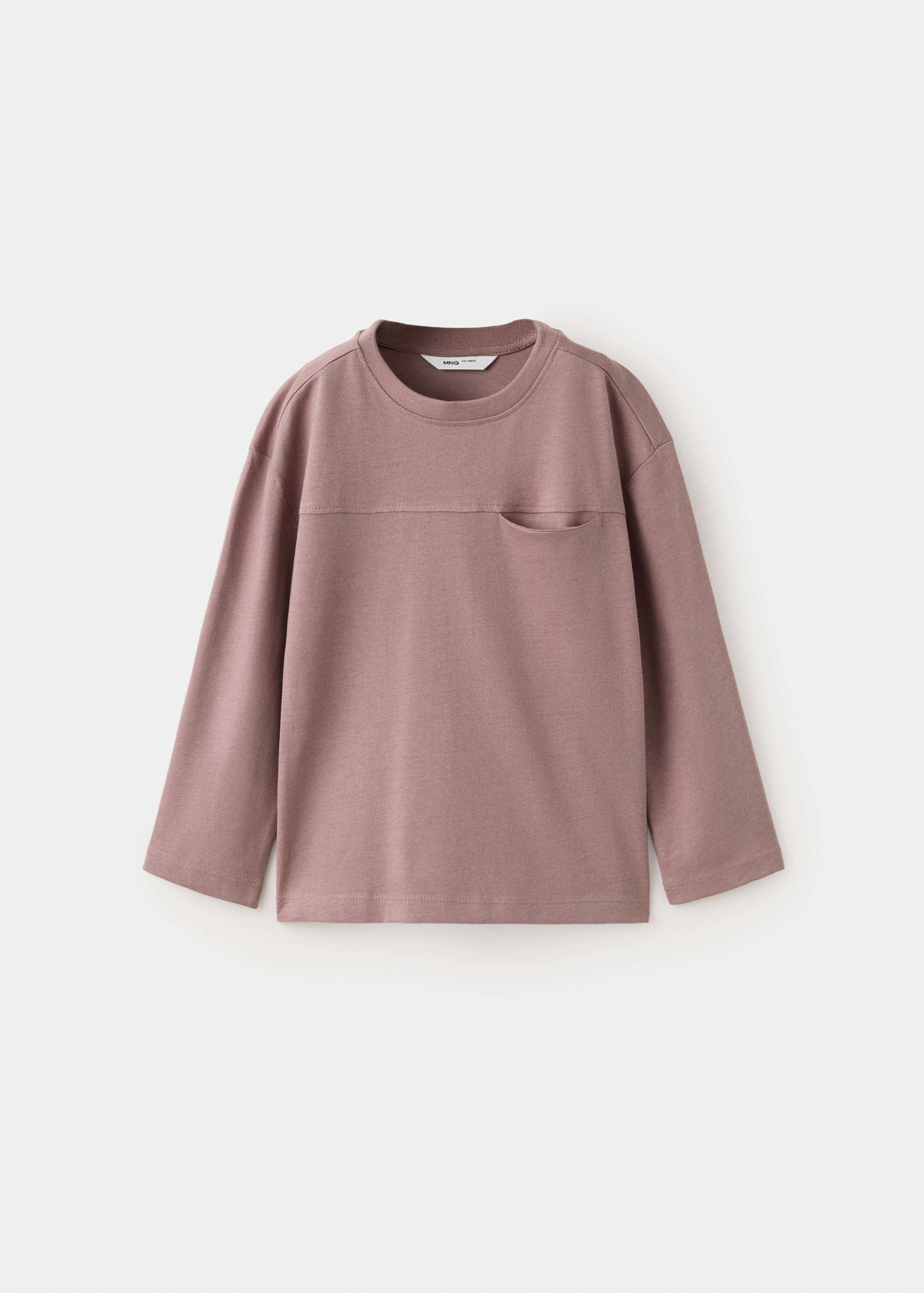 Baumwoll-T-Shirt mit Tasche - Artikel ohne Model