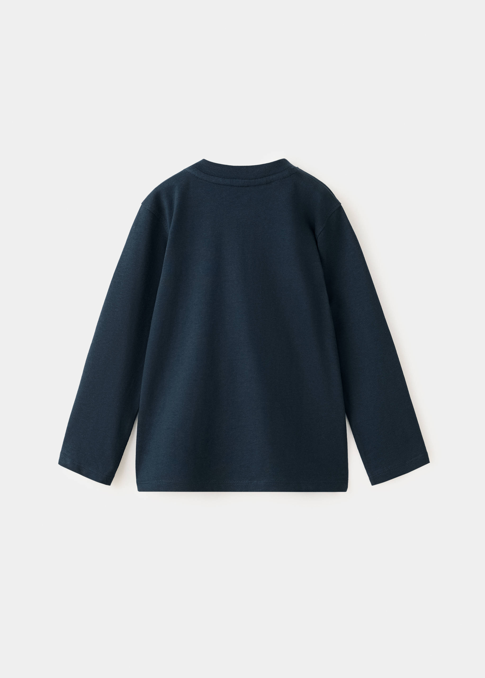 Camiseta algodón botones - Reverso del artículo