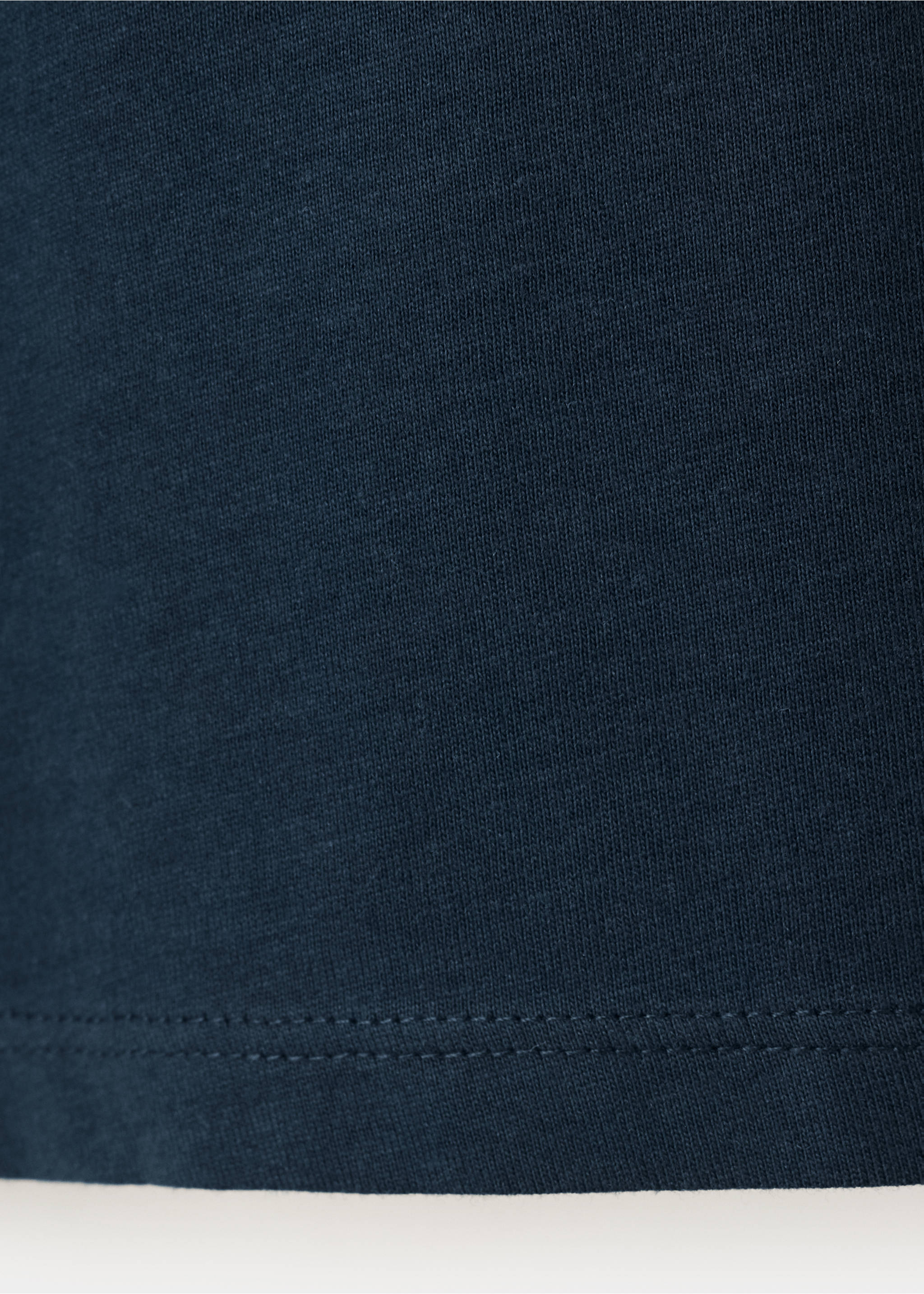 Camiseta algodón botones - Detalle del artículo 0, Azul marino. Ref: 37014424-00.