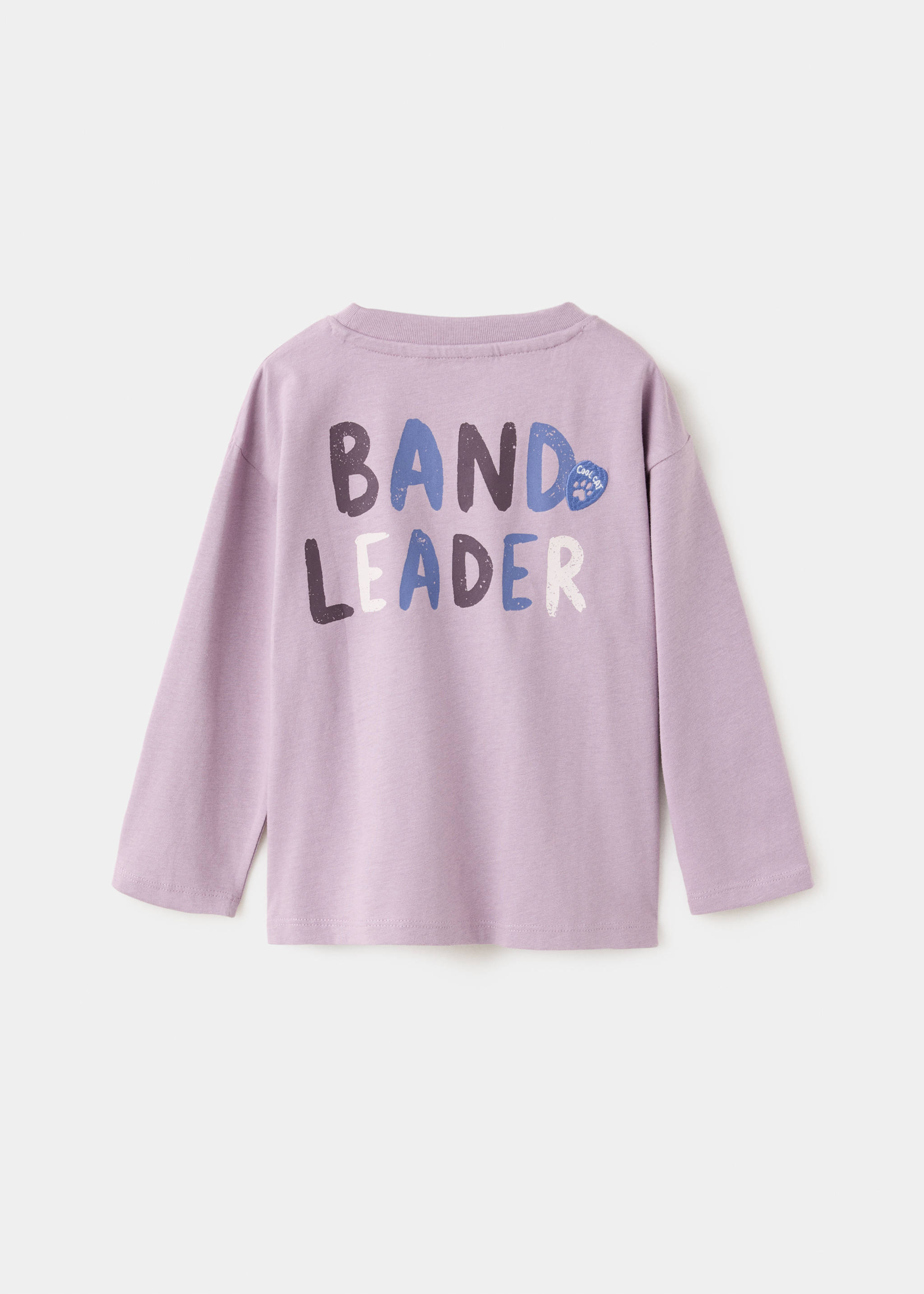 Printed cotton-blend t-shirt - Reverse of the article