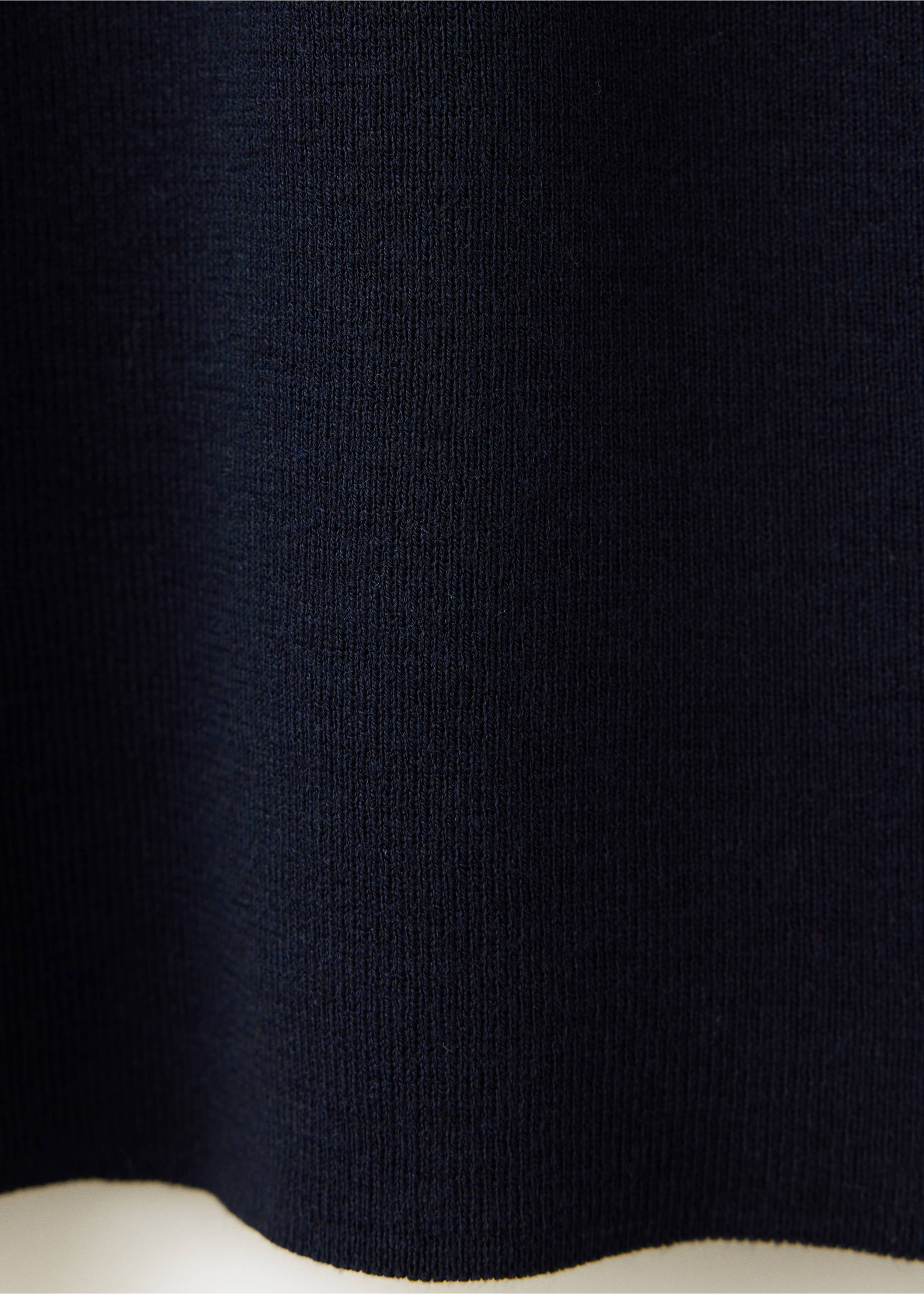 Polo mezcla algodón punto fino - Detalle del artículo 0, Azul marino. Ref: 37014426-00.