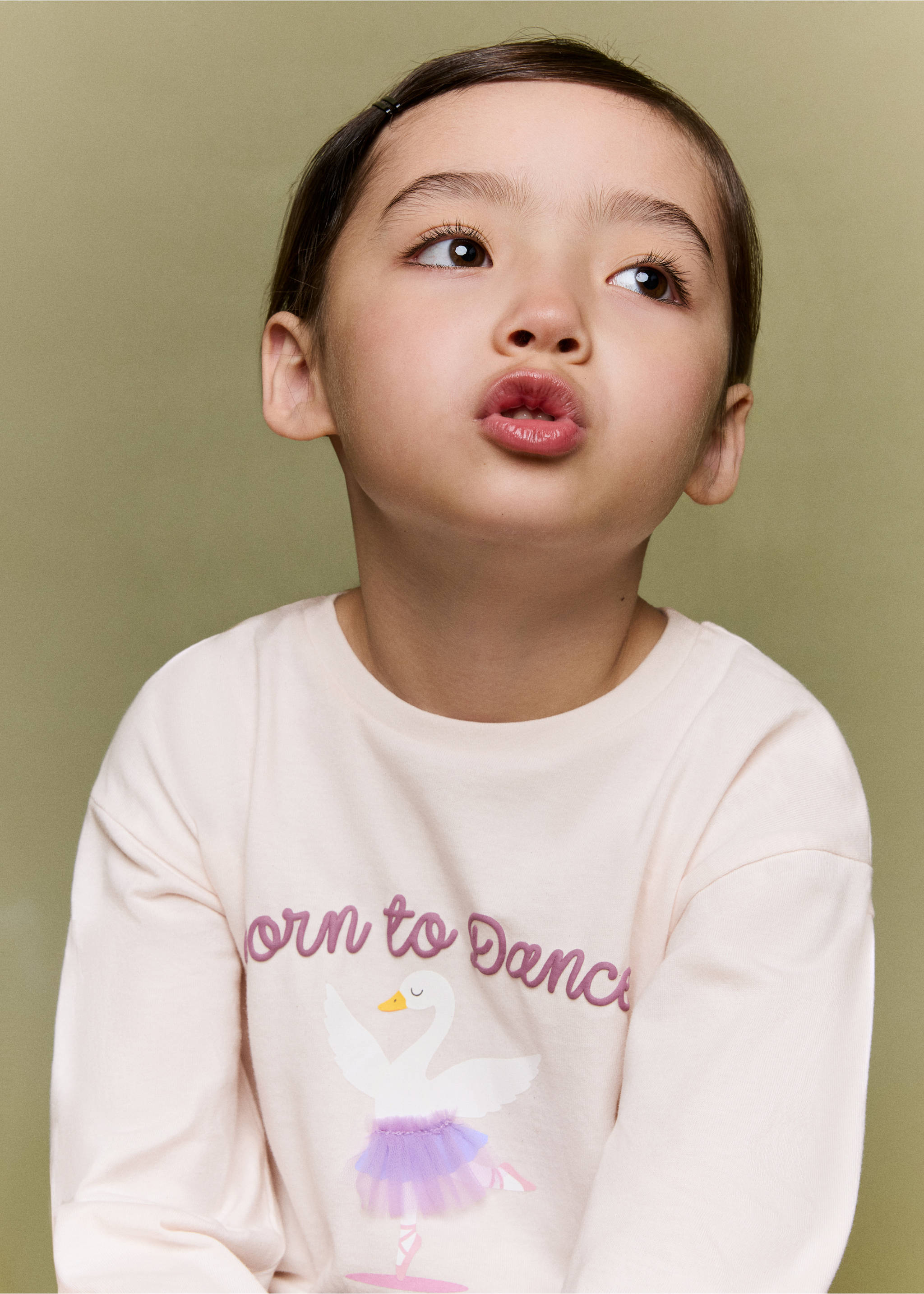 Printed cotton-blend t-shirt - Medium plane, Pink. Ref: 37014427-00.
