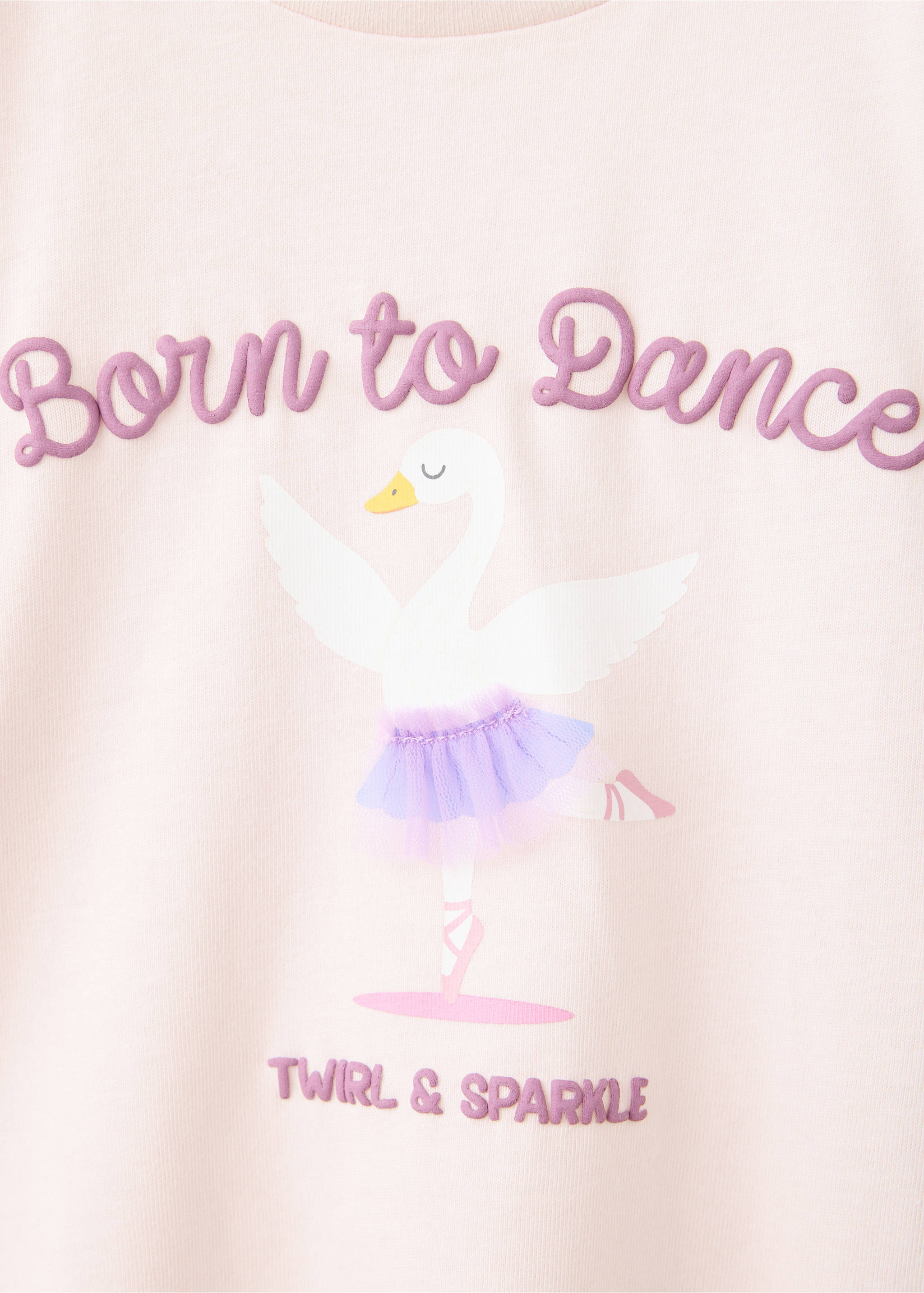 T-shirt en coton imprimé - Détail de l'article 8, Rose. Ref: 37014427-00.