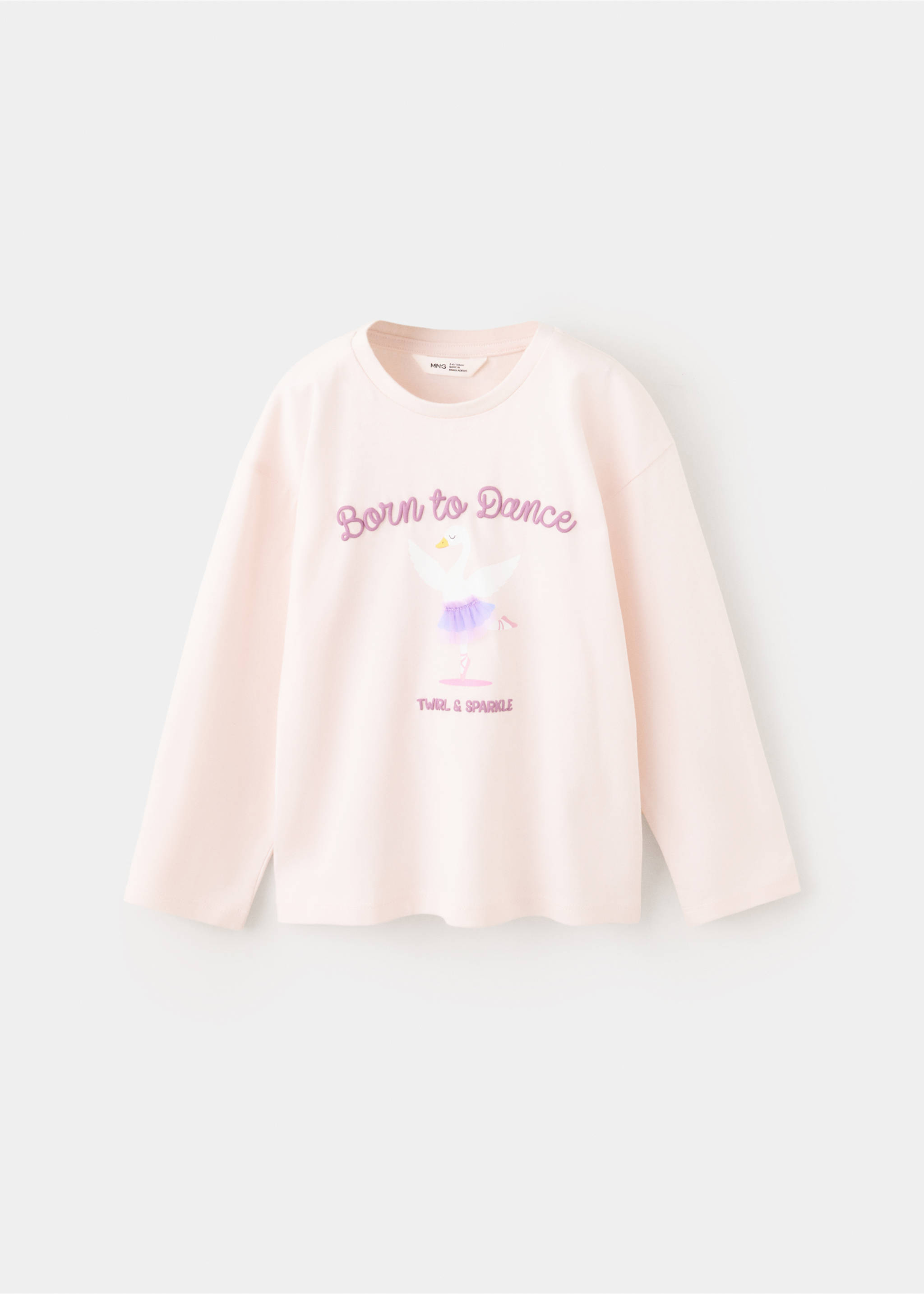 T-shirt en coton imprimé - Article sans modèle, Rose. Ref: 37014427-00.