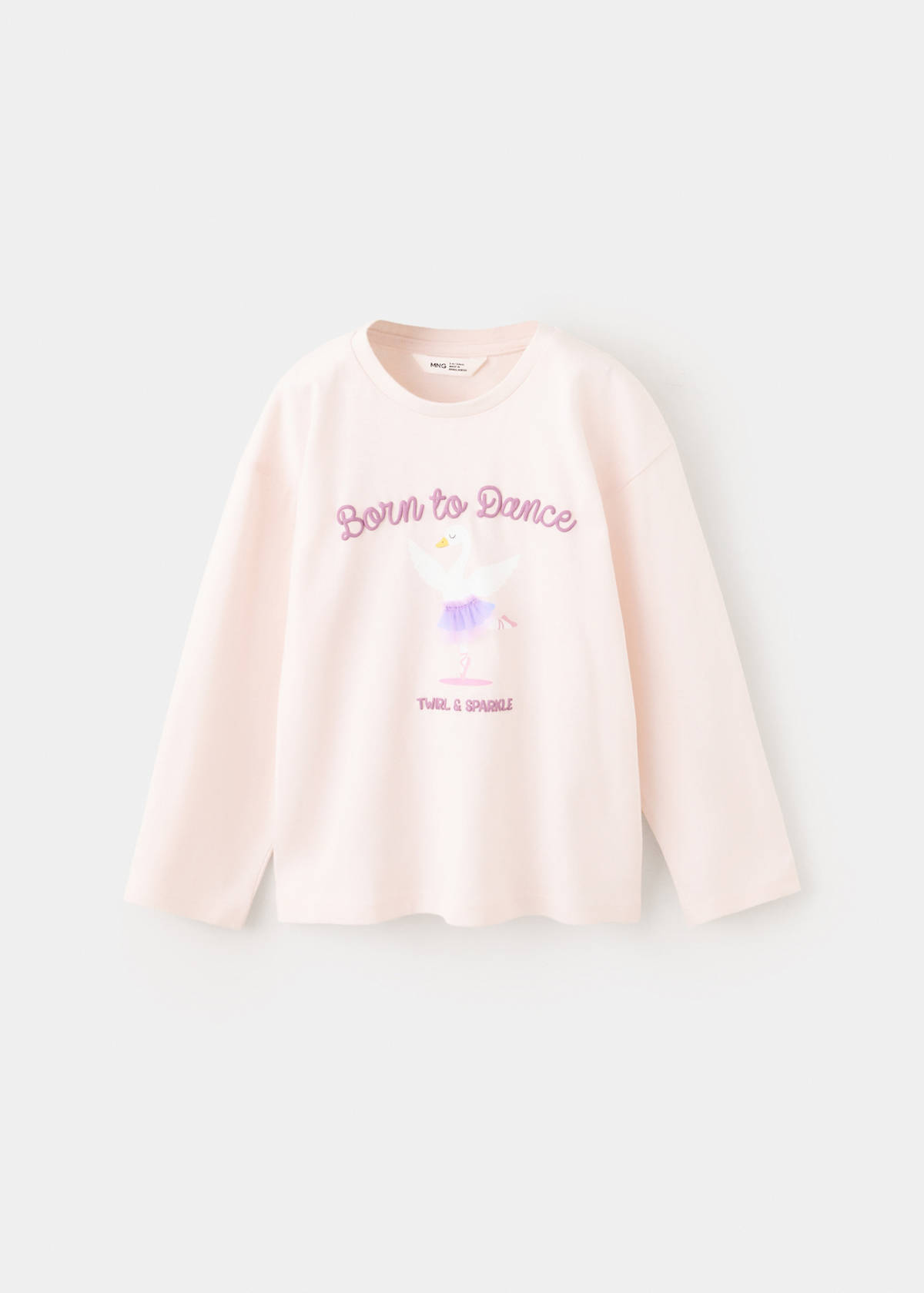 Printed cotton-blend t-shirt — Pink
