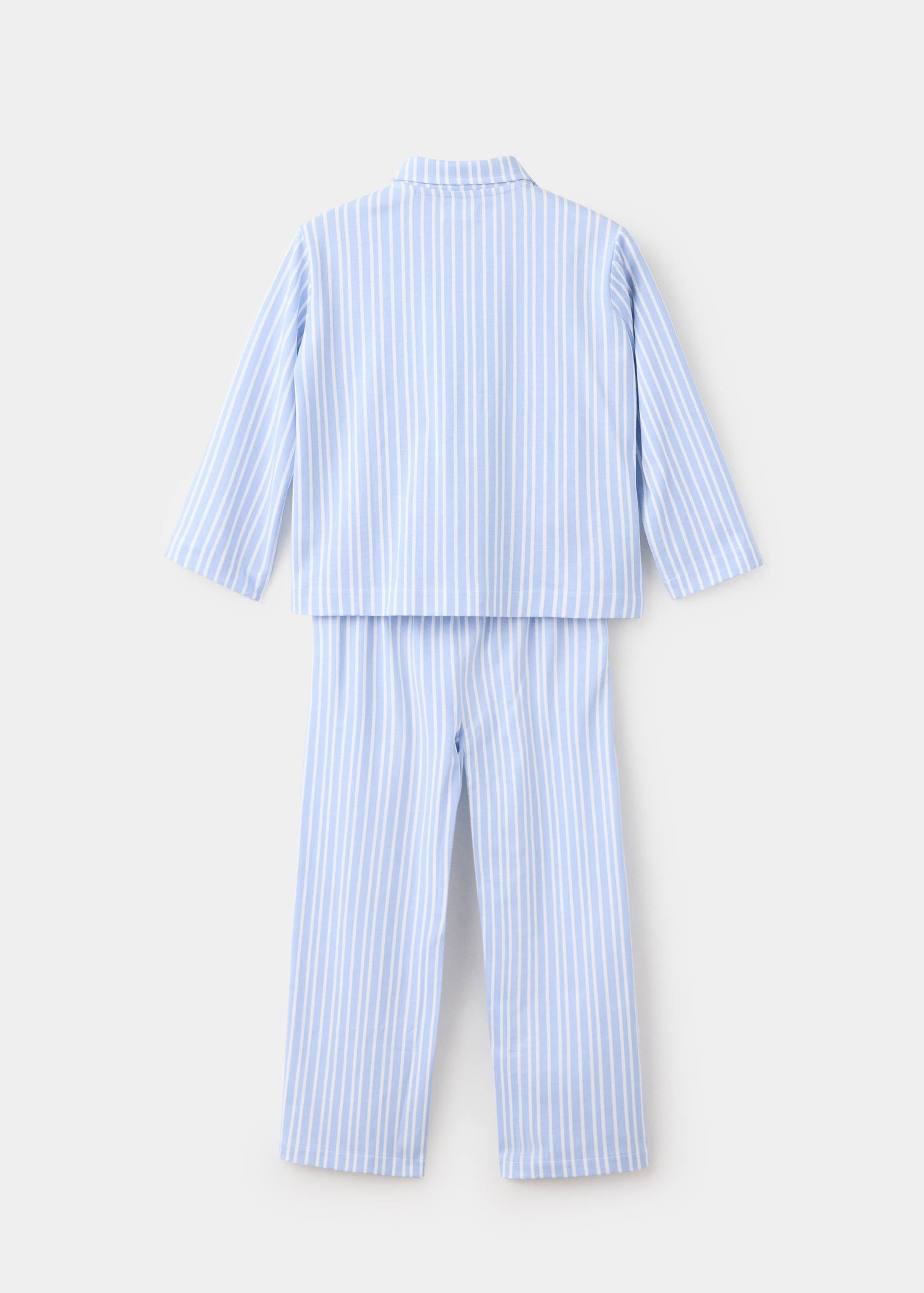 Pyjama complet en coton à rayures - Verso de l’article