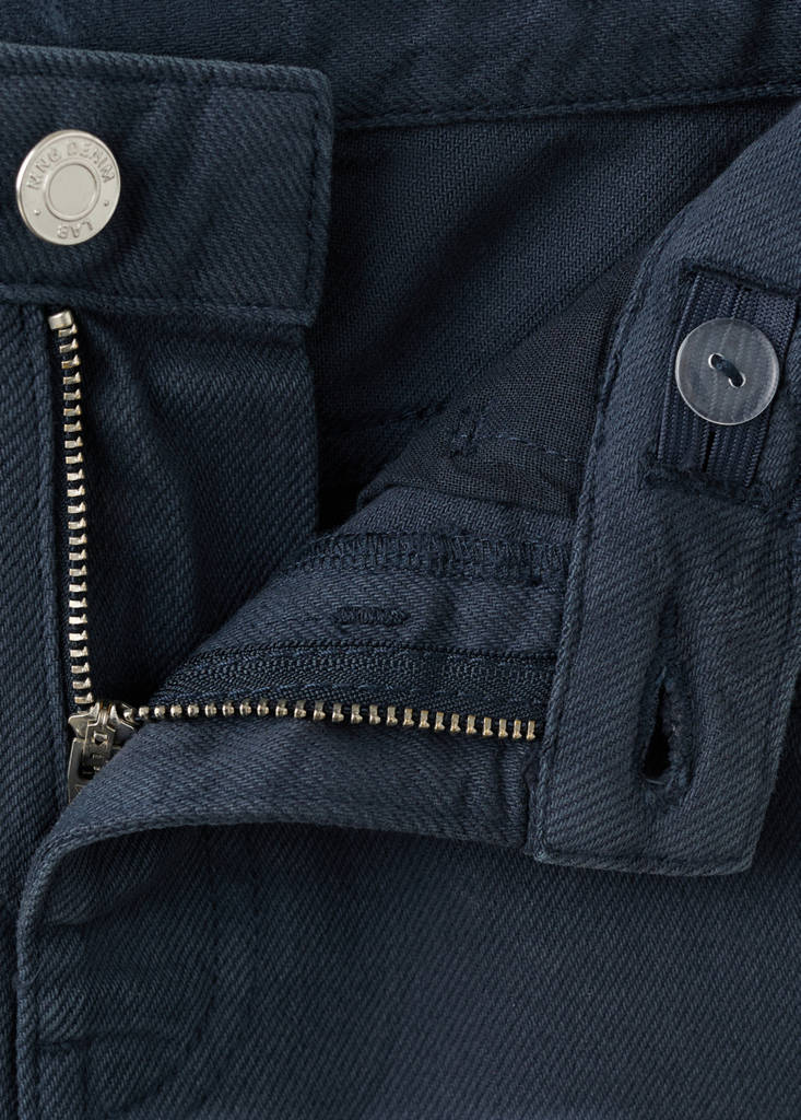 Star-detail culotte jeans — Navy