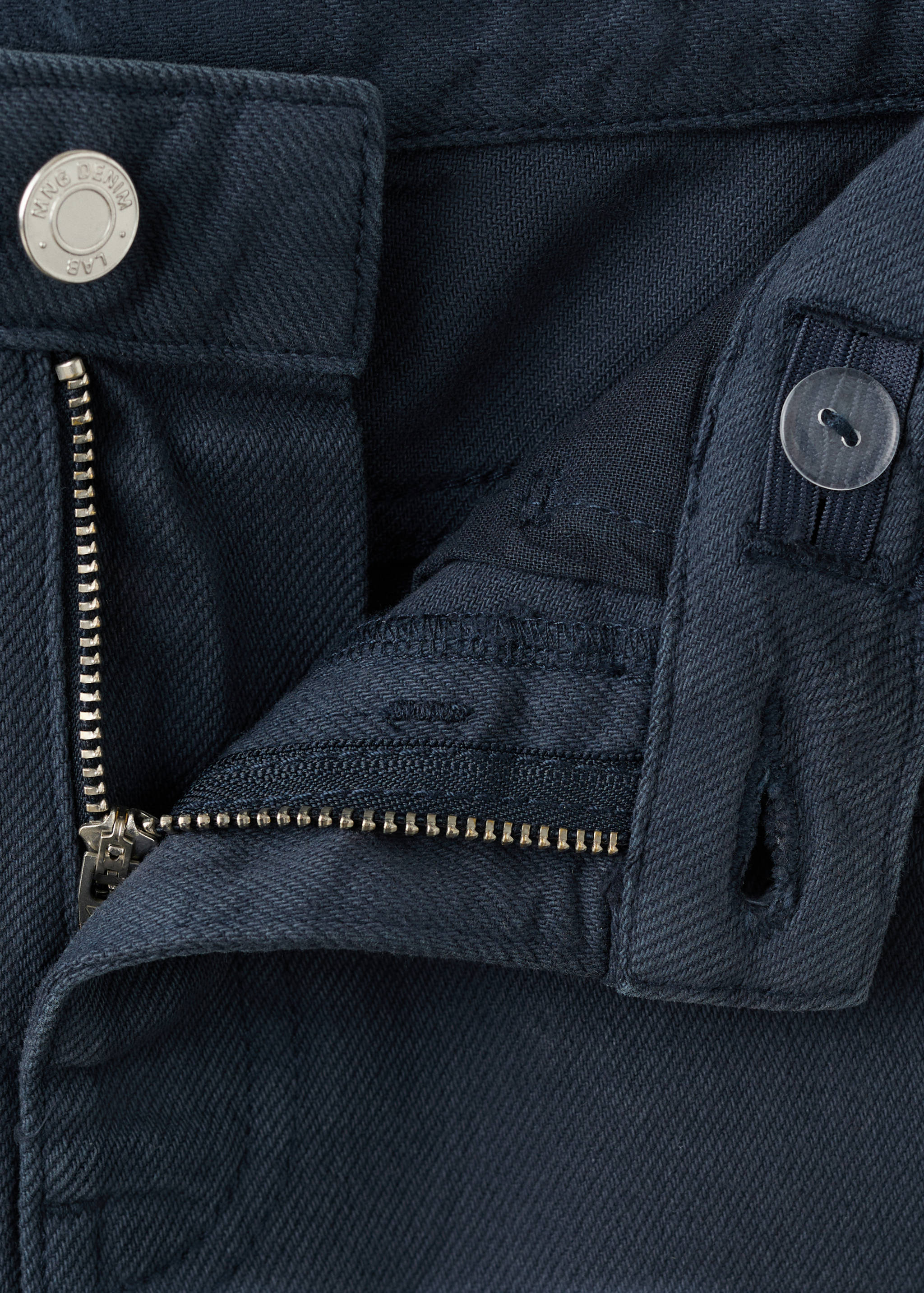 Wide leg jeans with strass stars - Details of the article 0