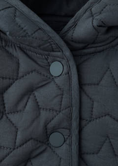 Quilted jacket with star detail — Navy 2